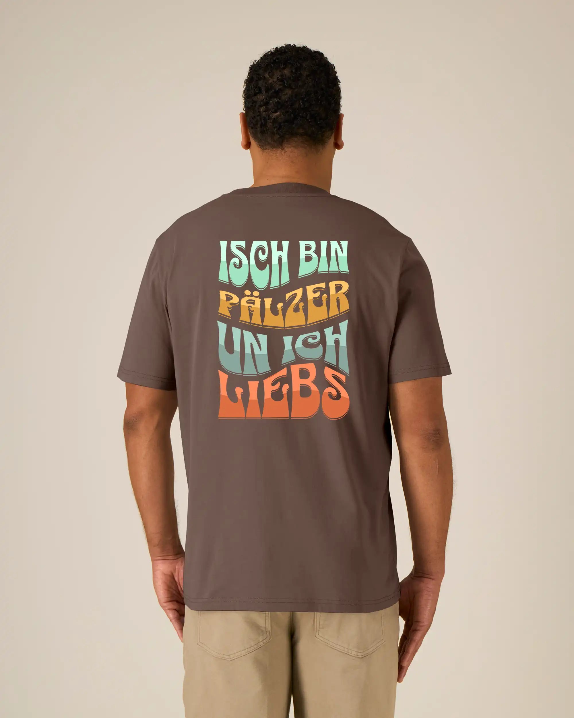 Isch bin Pälzer T-Shirt – Seitenansicht – Bio Pfaelzer Streetwear | PFALZVIBE