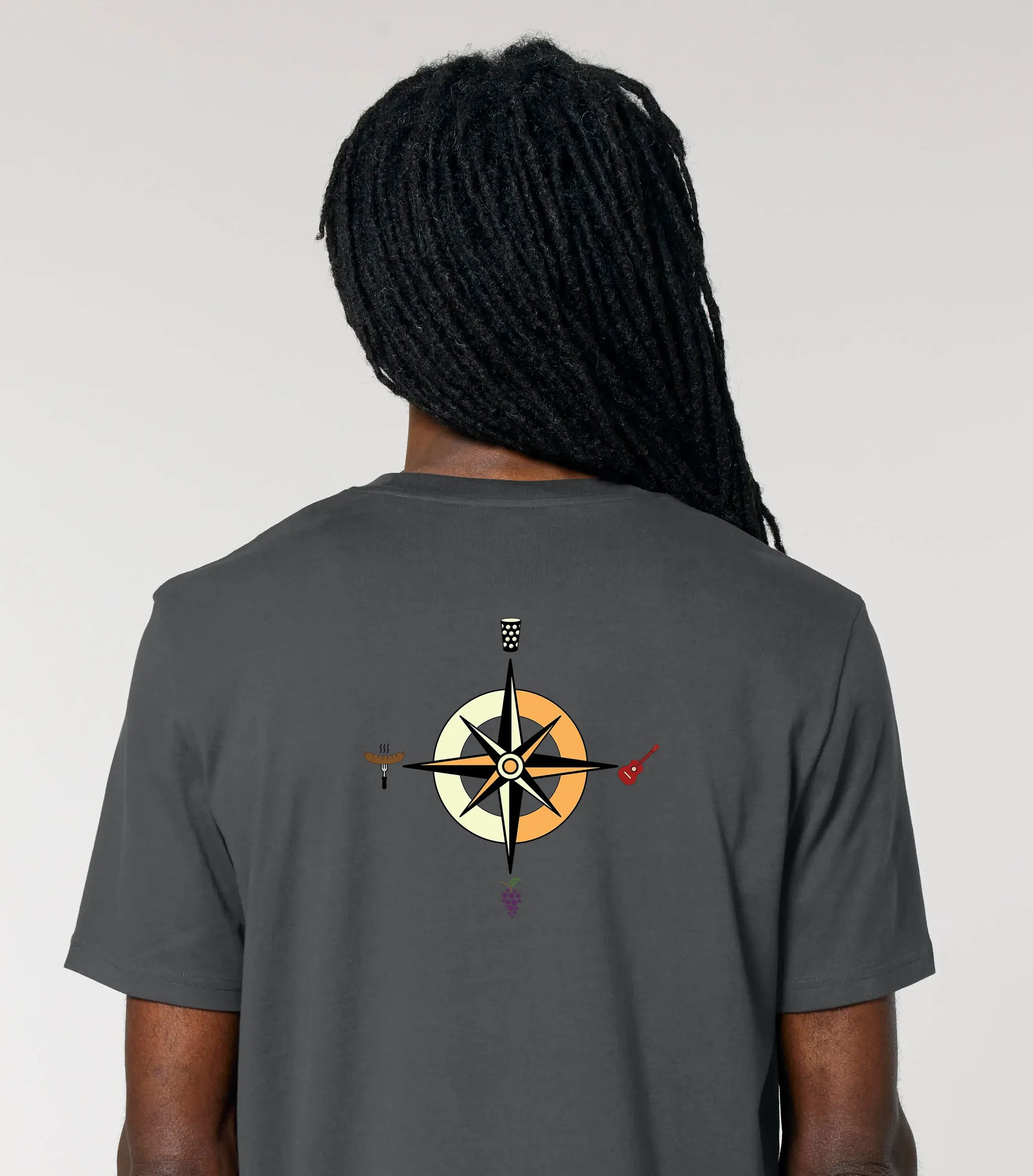 Pfalz-Kompass Classic T-Shirt – Produktbild – Bio Pfaelzer Streetwear | PFALZVIBE