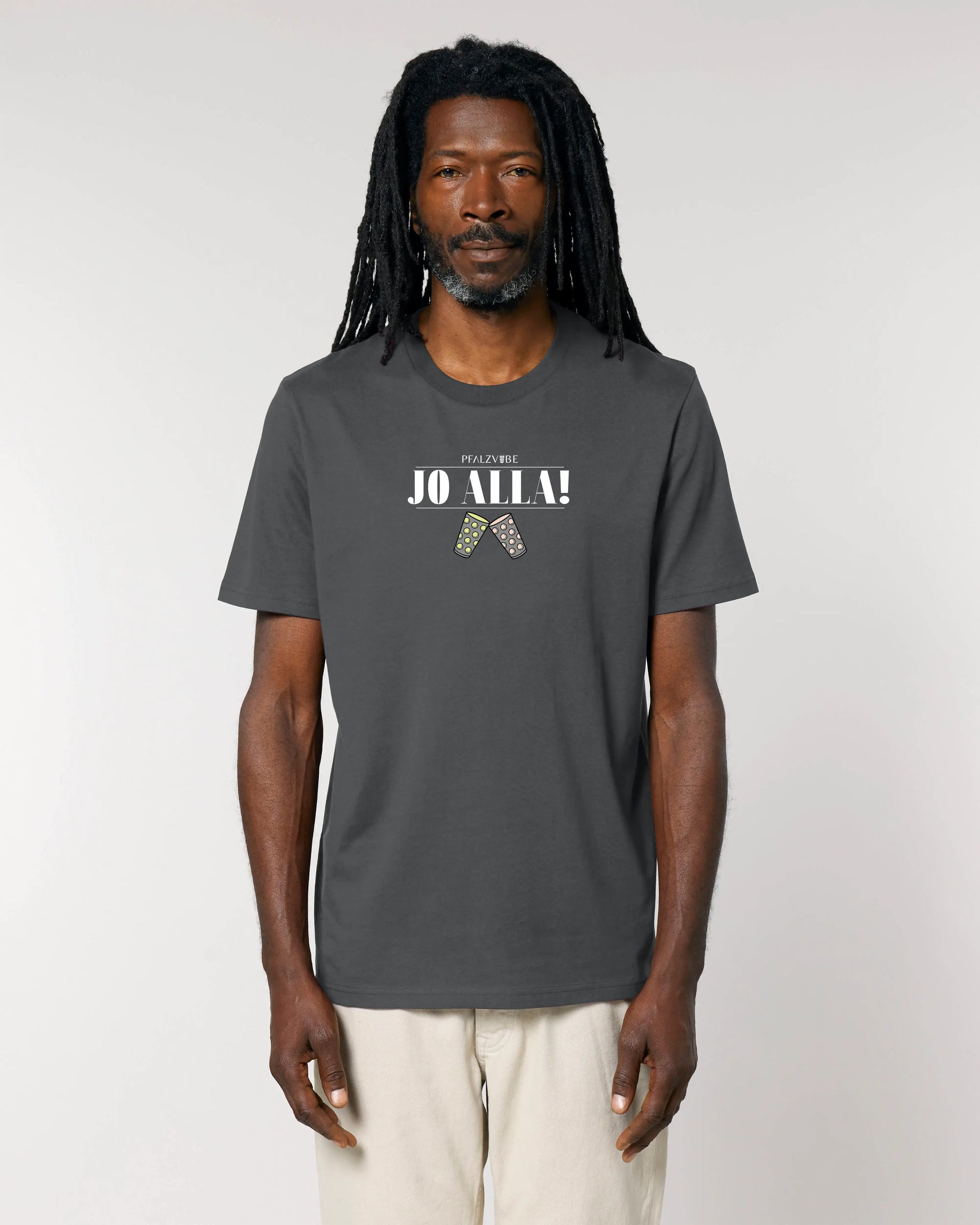 JO ALLA! T-Shirt – Produktbild – Bio Pfaelzer Streetwear | PFALZVIBE