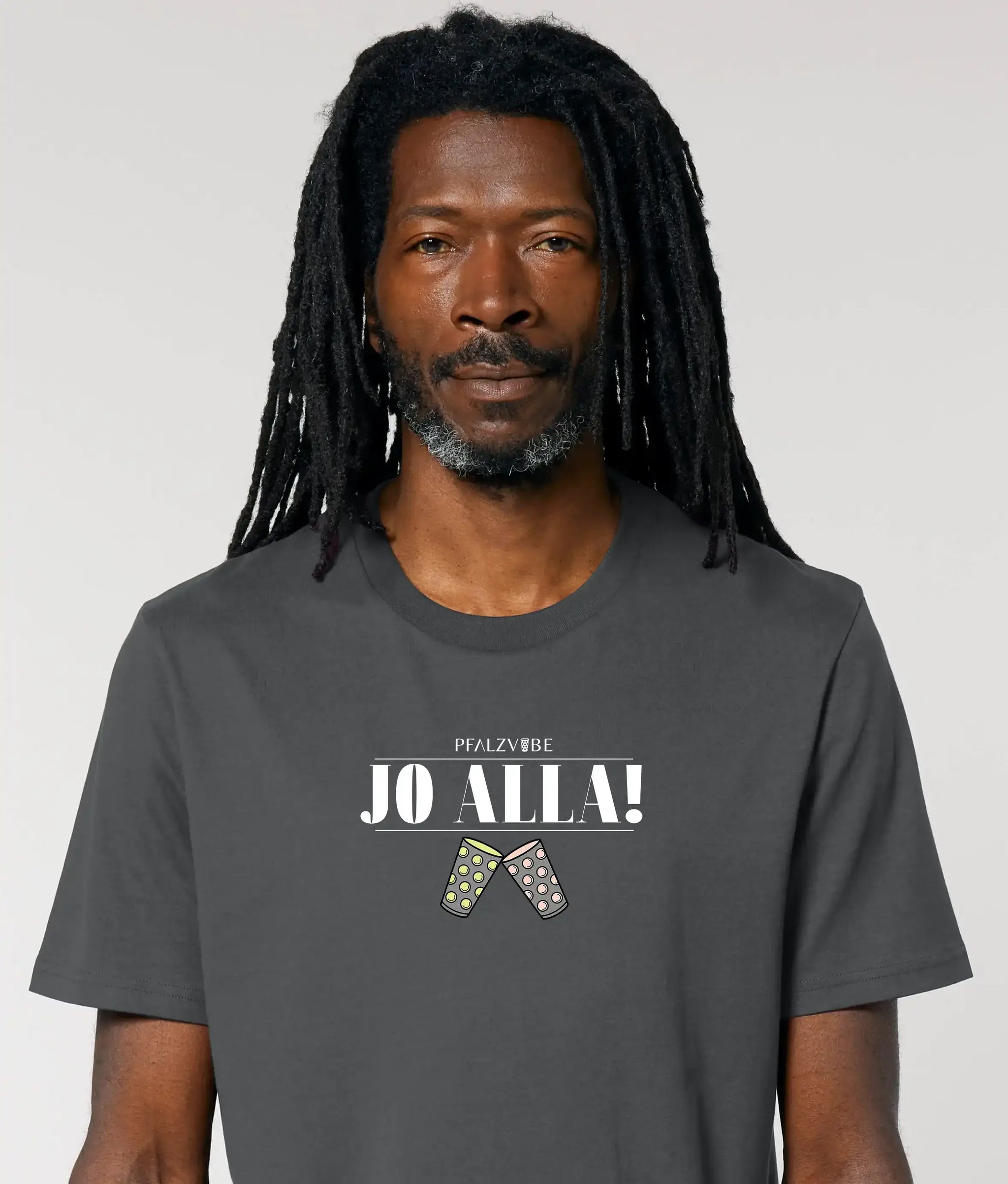 JO ALLA! T-Shirt – Produktbild – Bio Pfaelzer Streetwear | PFALZVIBE