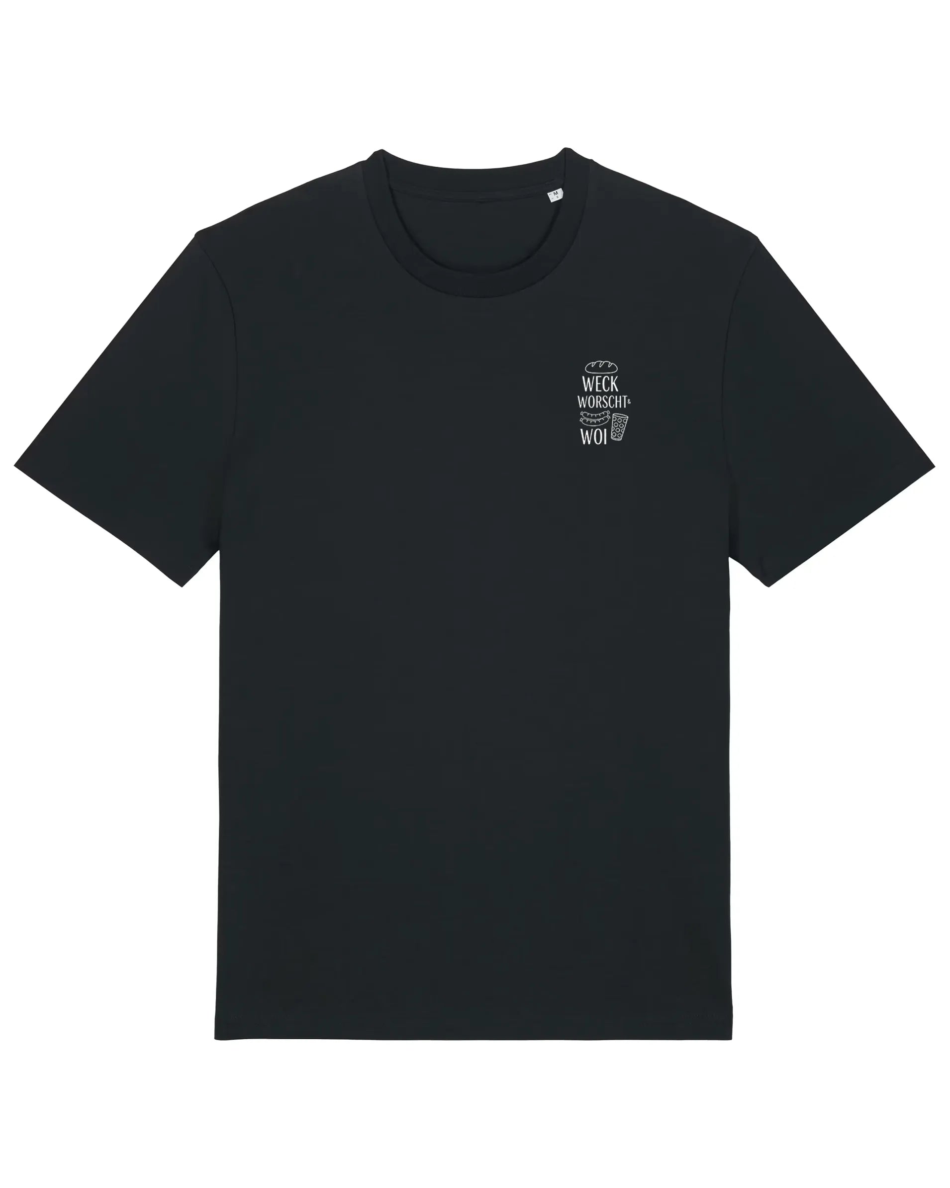 Weck Worscht & Woi - Brustprint – Rueckansicht – Bio Pfaelzer Streetwear | PFALZVIBE