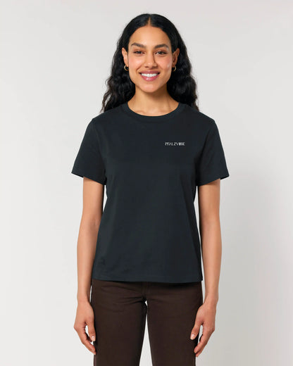 Pfälzer Stolz Damenshirt – Rueckansicht – Bio Pfaelzer Streetwear | PFALZVIBE