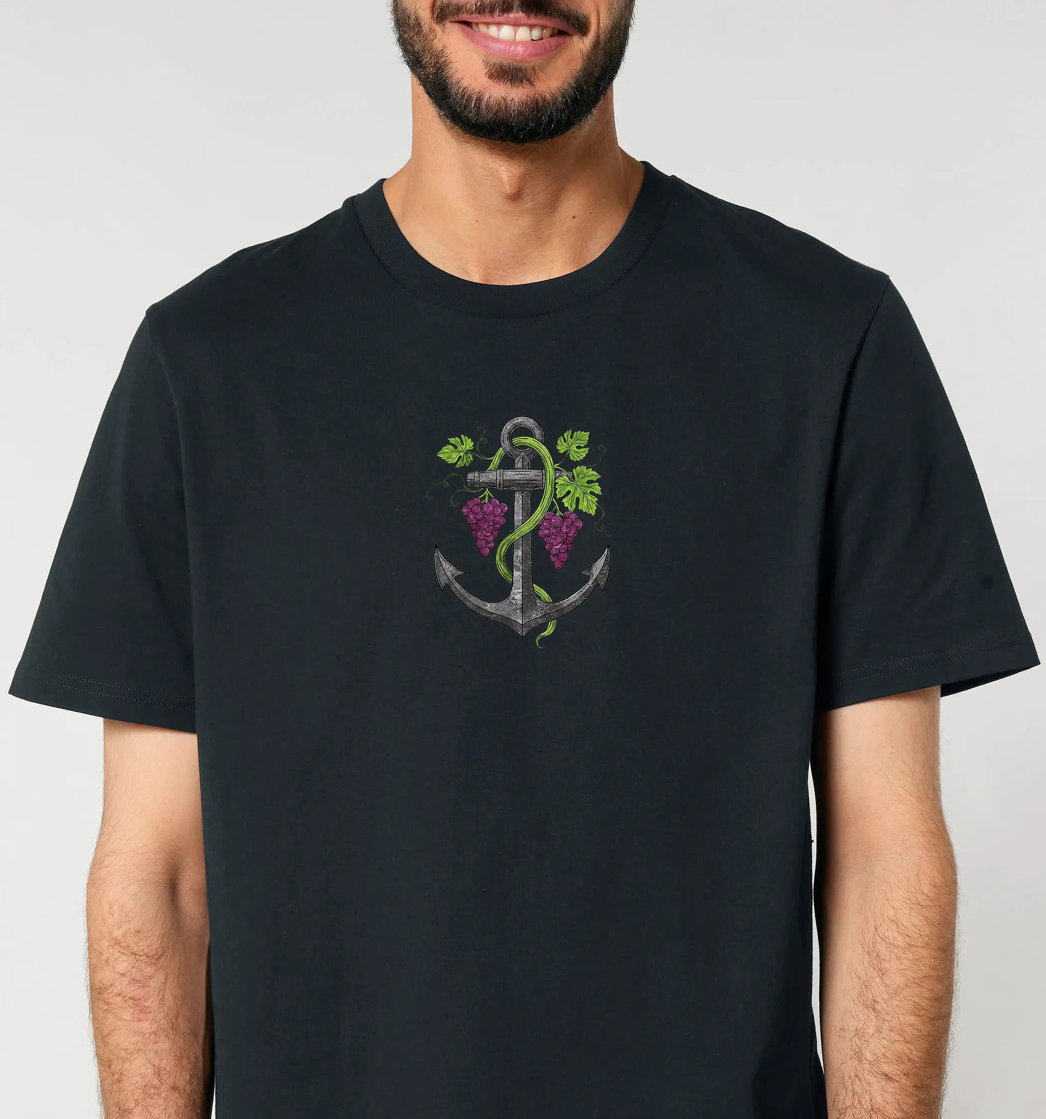 Pfalzanker T-Shirt - Brustprint groß – Rueckansicht – Bio Pfaelzer Streetwear | PFALZVIBE