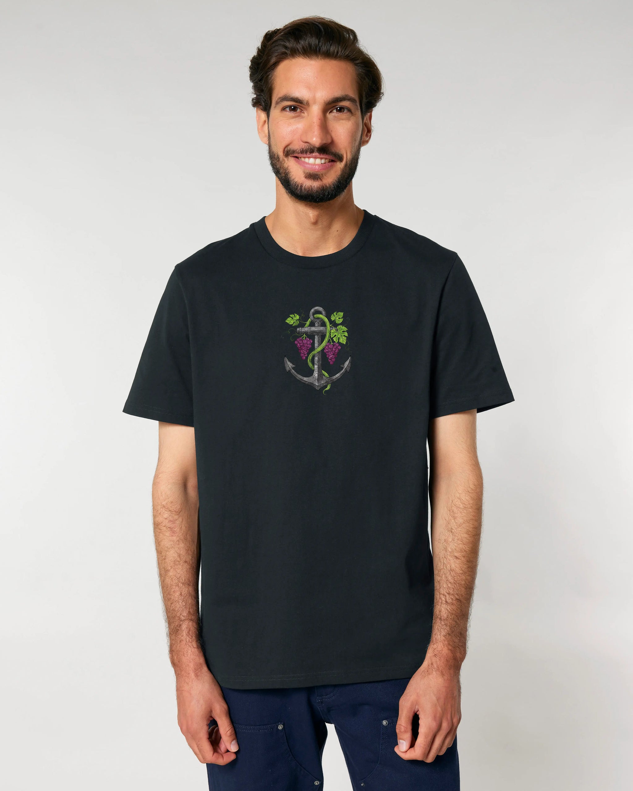 Pfalzanker T-Shirt - Brustprint groß – Frontansicht – Bio Pfaelzer Streetwear | PFALZVIBE