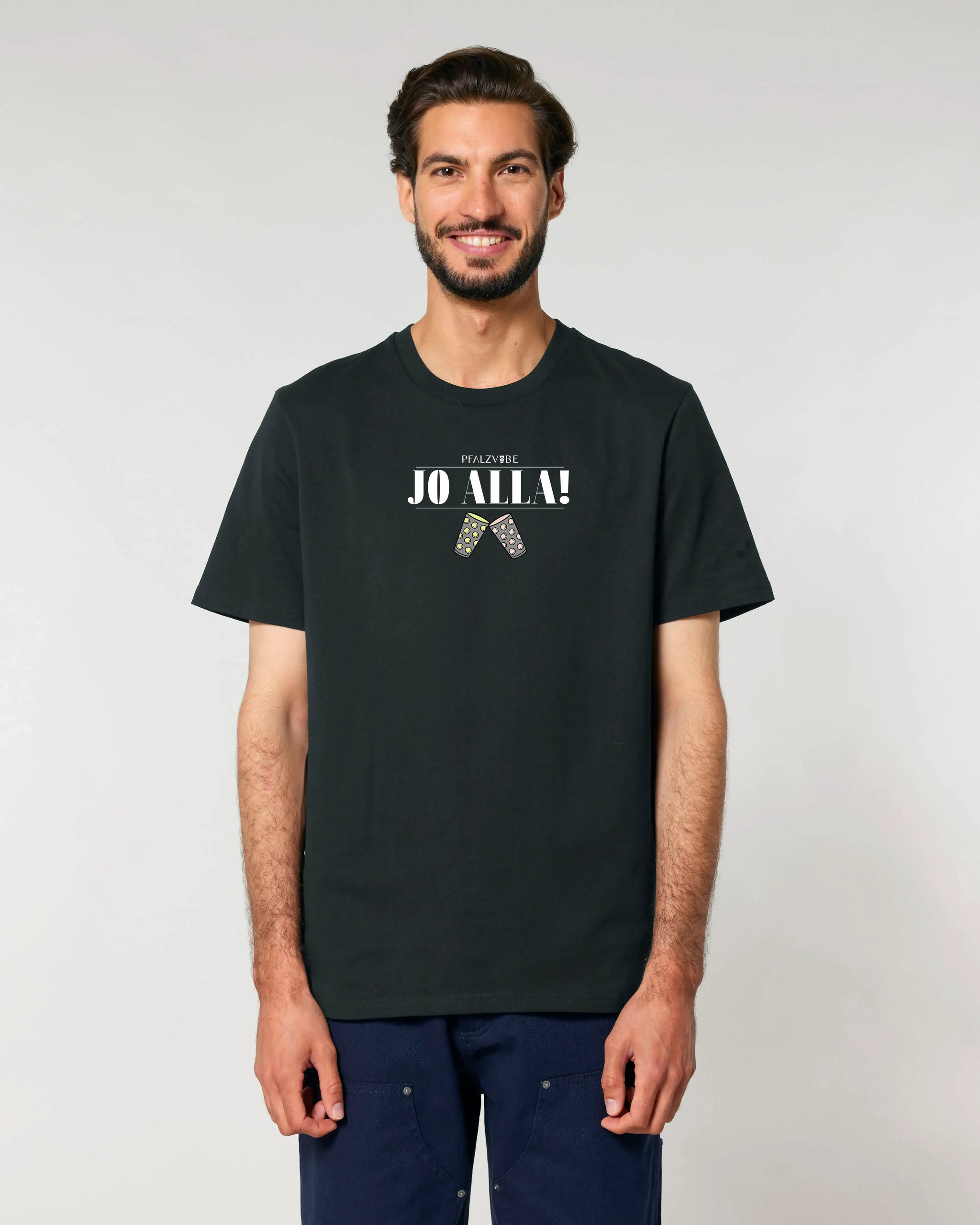 JO ALLA! T-Shirt – Rueckansicht – Bio Pfaelzer Streetwear | PFALZVIBE