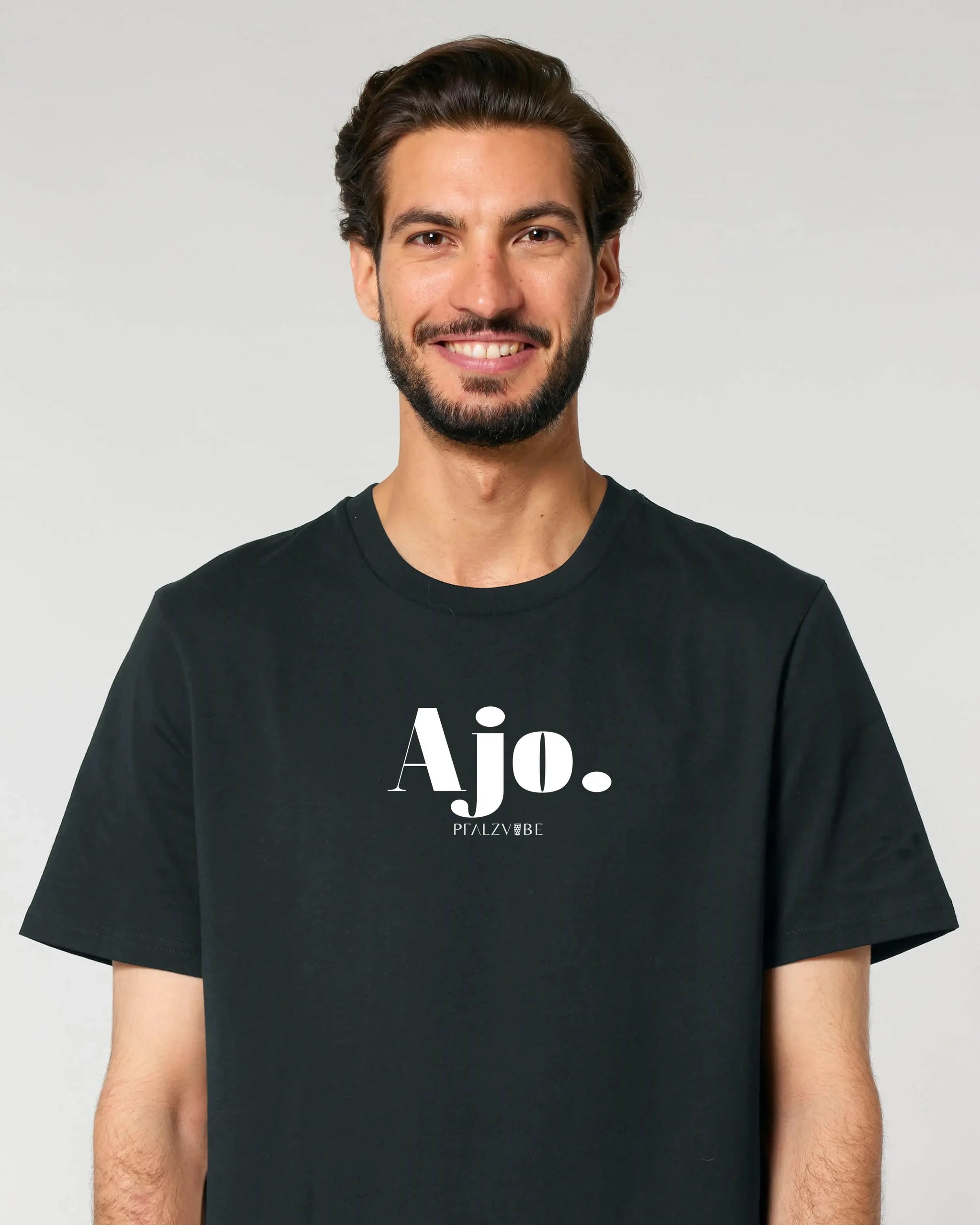 Ajo. T-Shirt – Frontansicht – Bio Pfaelzer Streetwear | PFALZVIBE