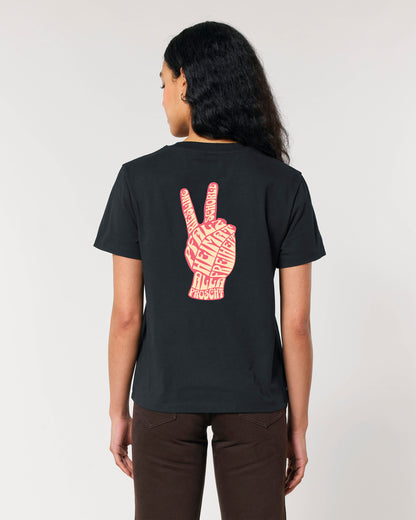 Pfälzer Stolz Damenshirt – Frontansicht – Bio Pfaelzer Streetwear | PFALZVIBE