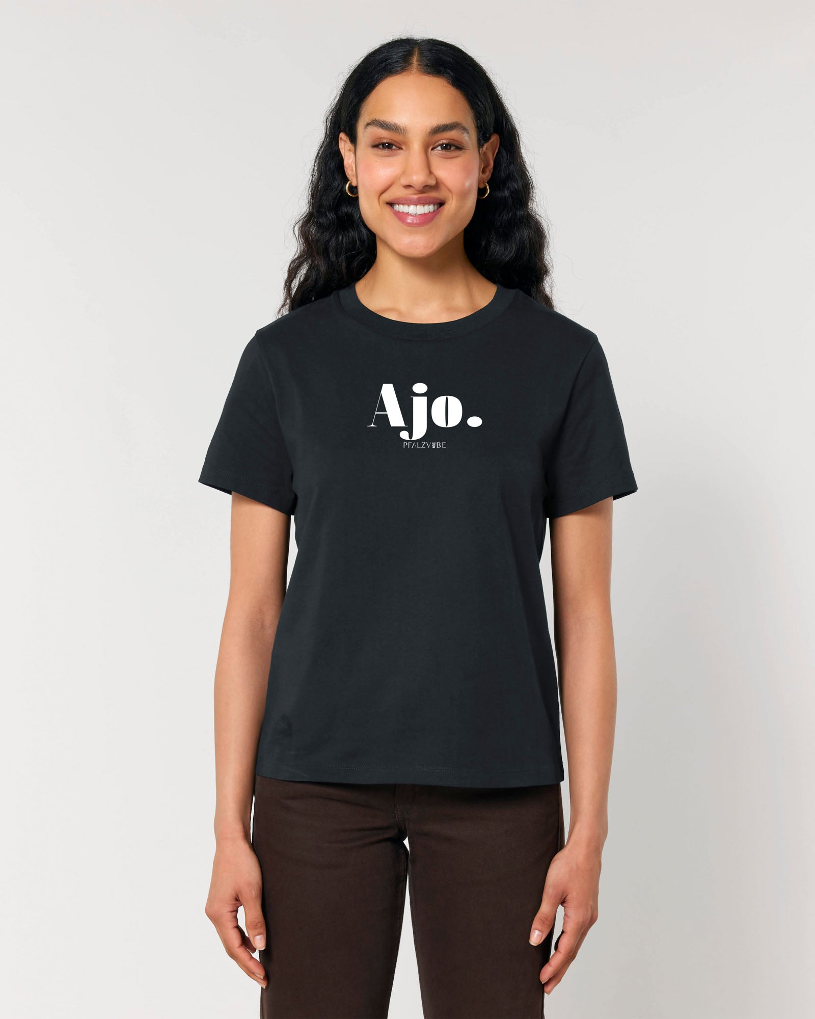 Ajo. Damenshirt – Rueckansicht – Bio Pfaelzer Streetwear | PFALZVIBE