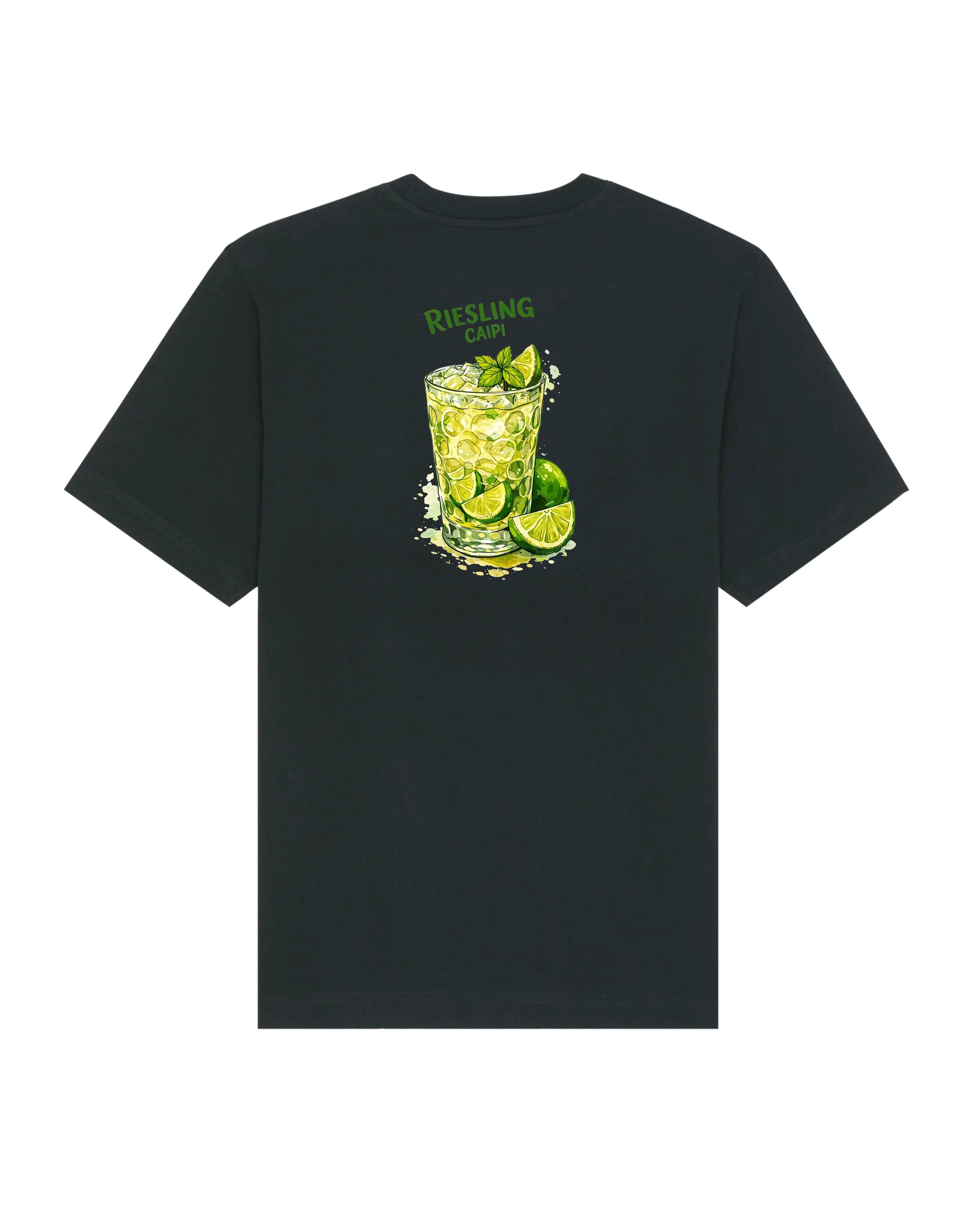 Riesling Caipi Oversized T-Shirt – Seitenansicht – Bio Pfaelzer Streetwear | PFALZVIBE