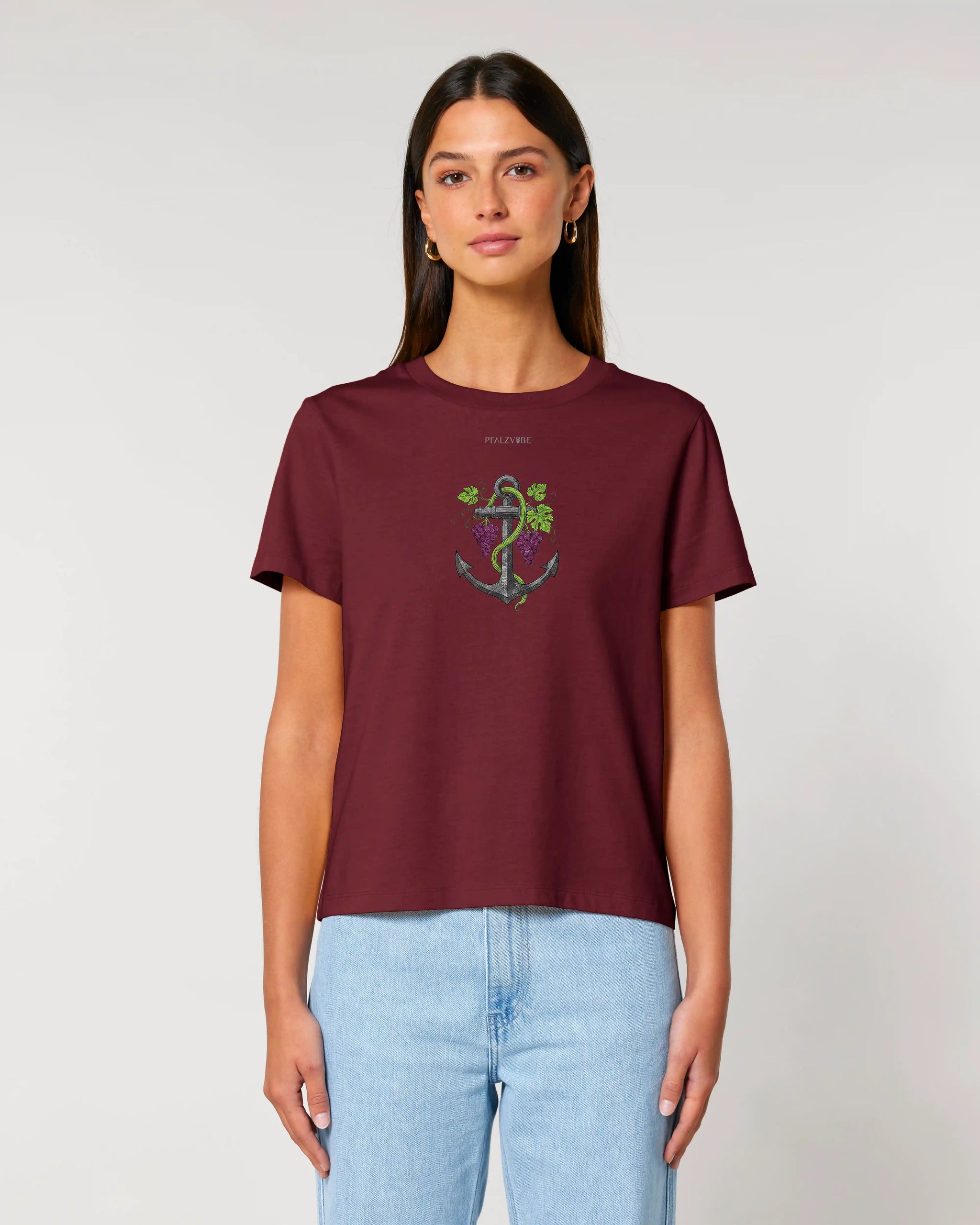 Pfalzanker Damenshirt – Produktbild – Bio Pfaelzer Streetwear | PFALZVIBE