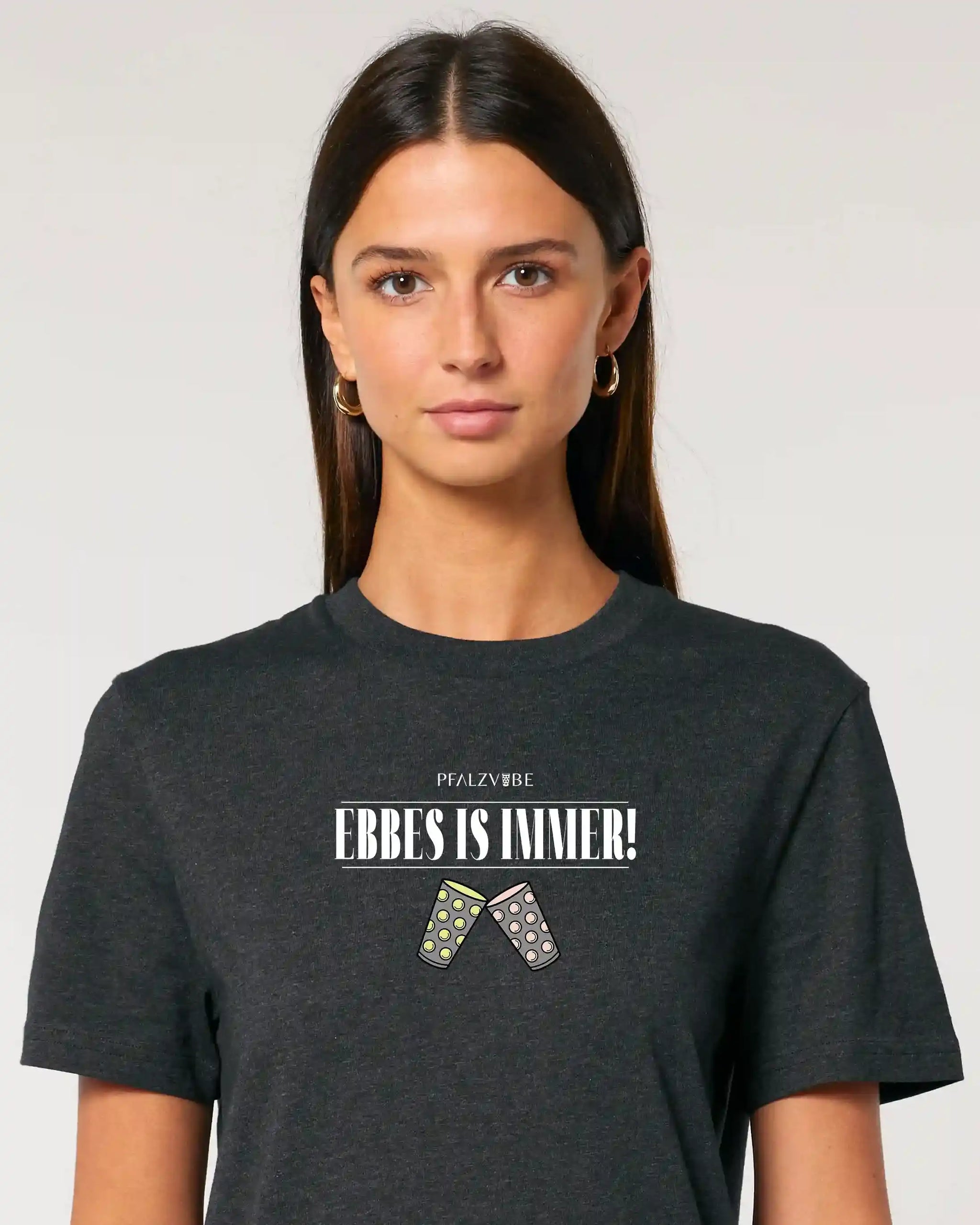 EBBES IS IMMER! T-Shirt – Seitenansicht – Bio Pfaelzer Streetwear | PFALZVIBE