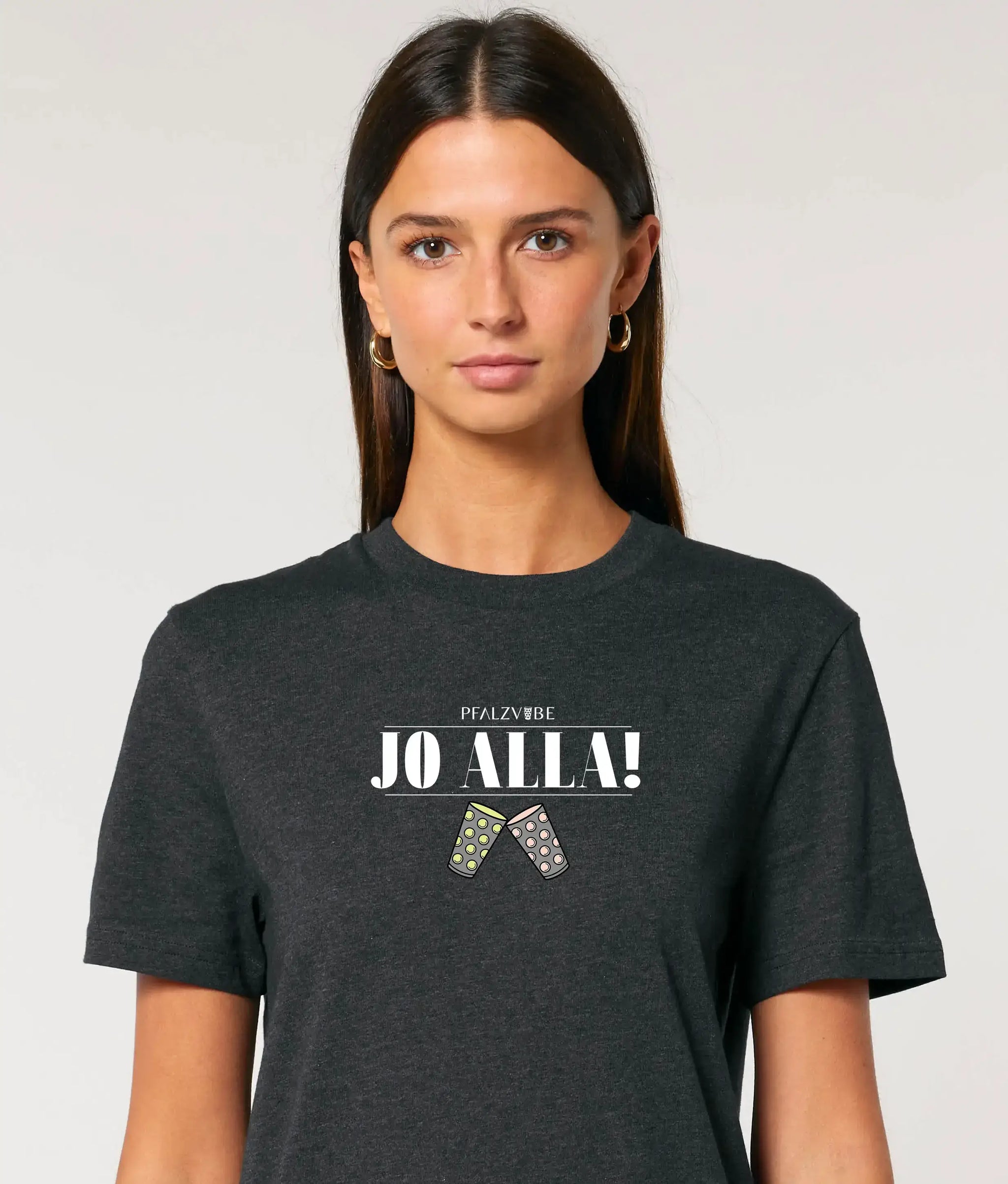 JO ALLA! T-Shirt – Produktbild – Bio Pfaelzer Streetwear | PFALZVIBE