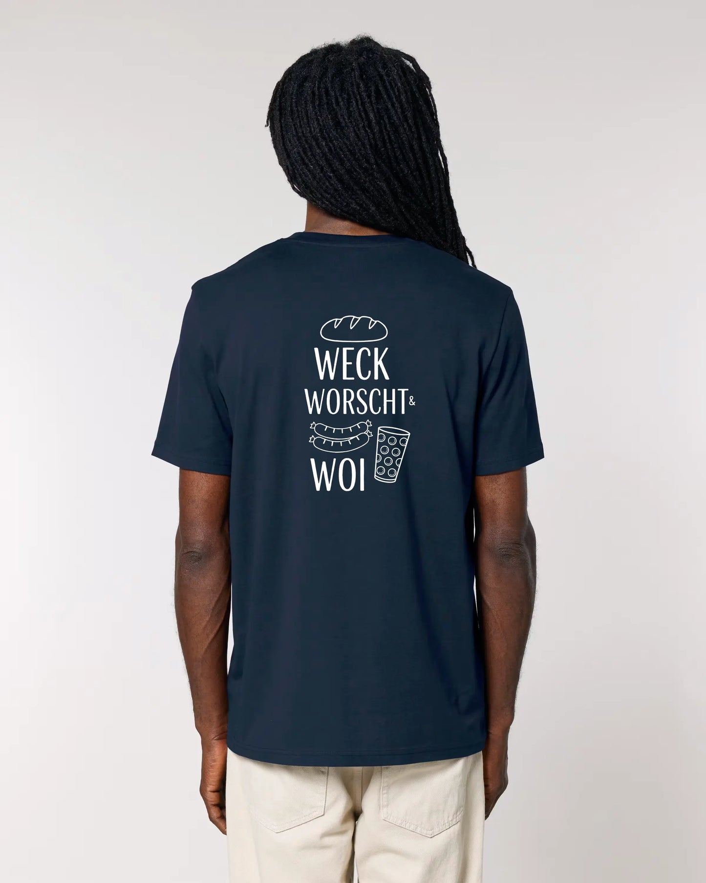 Weck Worscht & Woi - Rückenprint (Unisex)