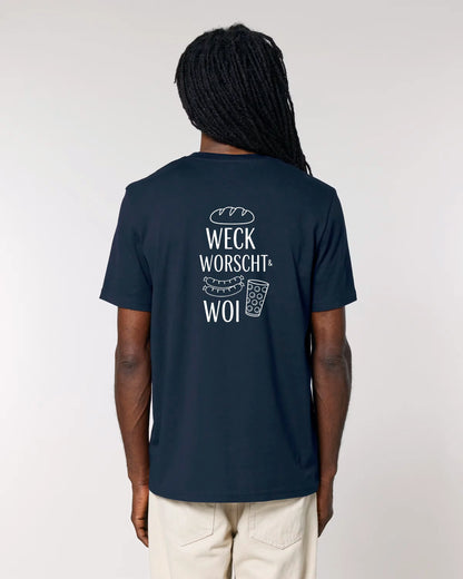 Weck Worscht & Woi - Rückenprint (Unisex)