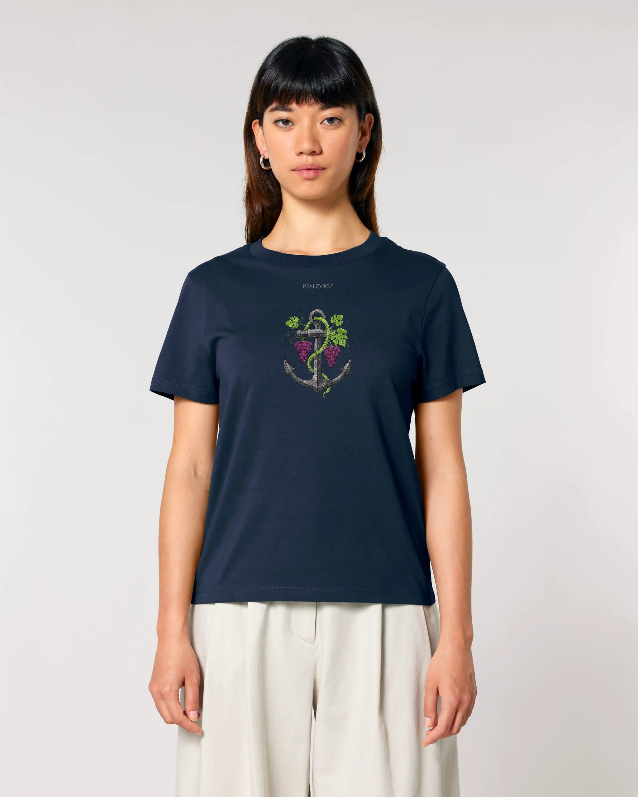 Pfalzanker Damenshirt – Seitenansicht – Bio Pfaelzer Streetwear | PFALZVIBE