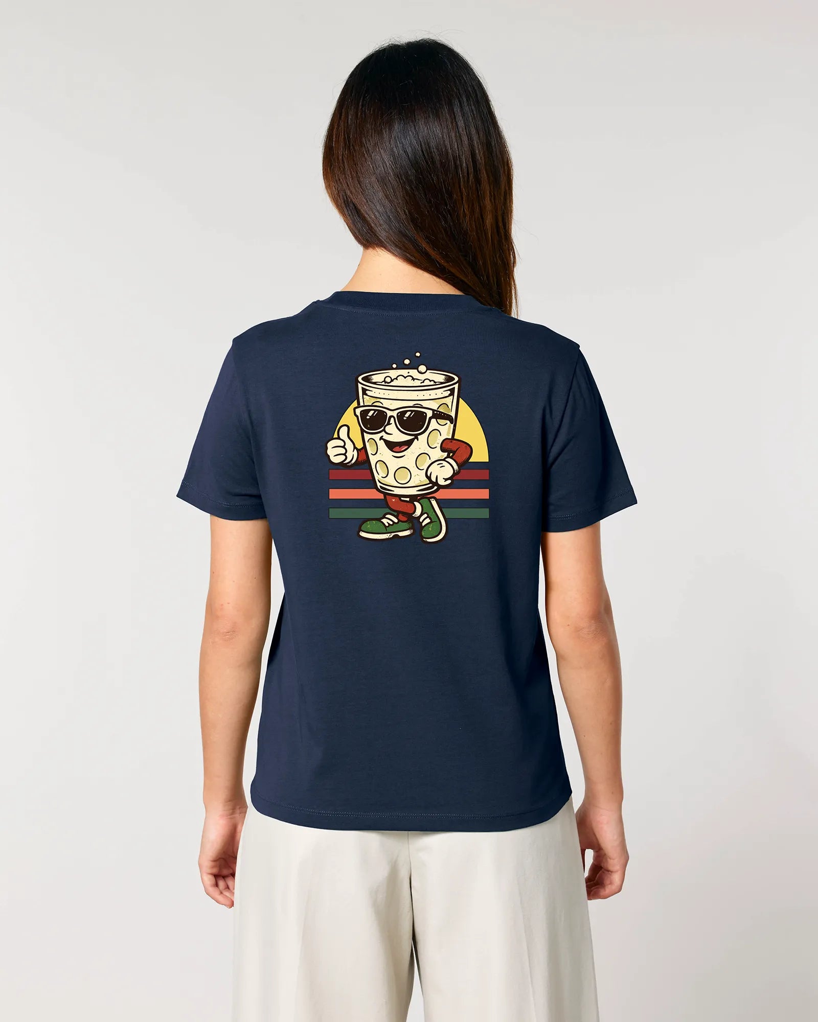 Retro Schoppe Damenshirt – Produktbild – Bio Pfaelzer Streetwear | PFALZVIBE