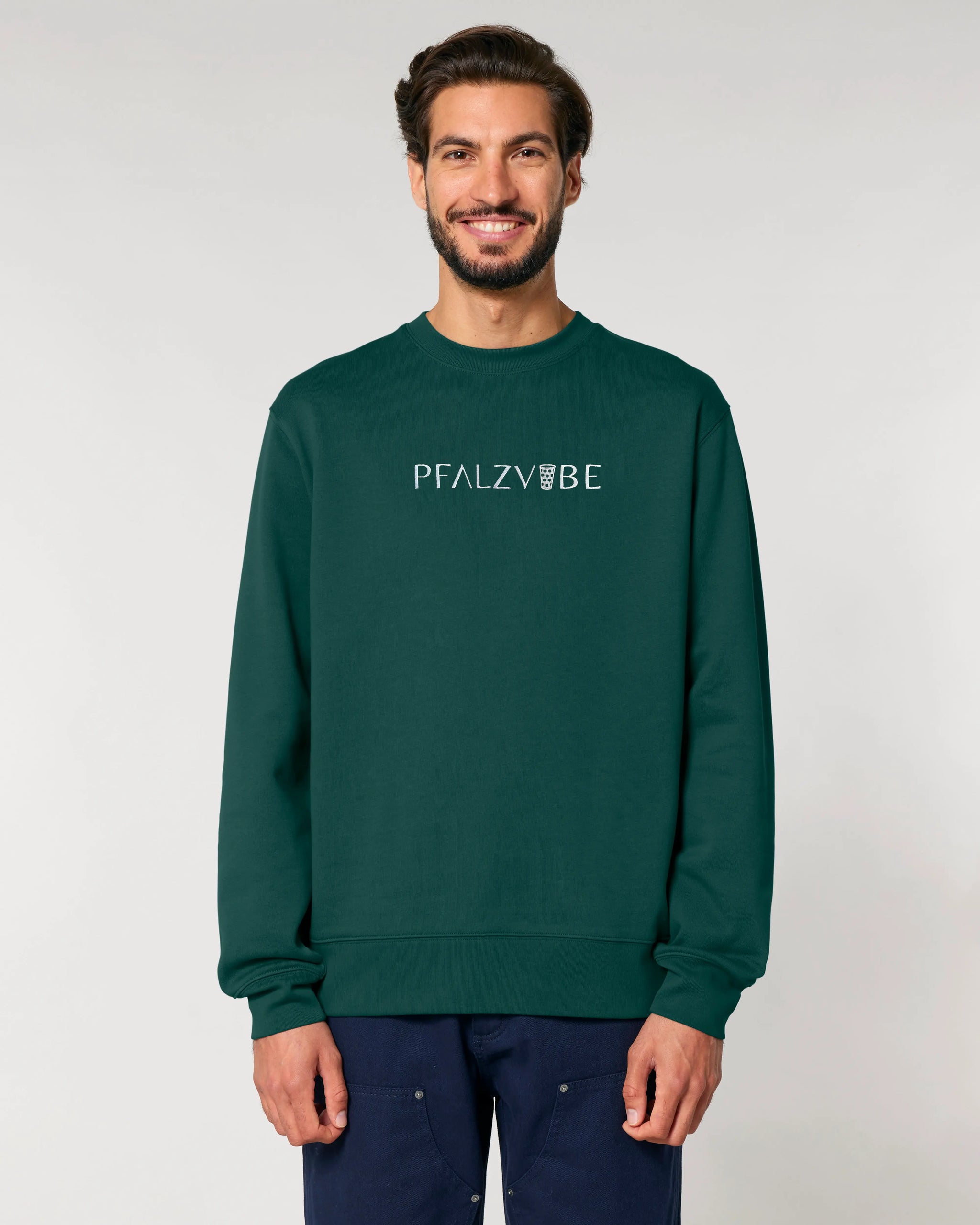 PFALZVIBE Premium Stick Pullover – Produktbild – Bio Pfaelzer Streetwear | PFALZVIBE