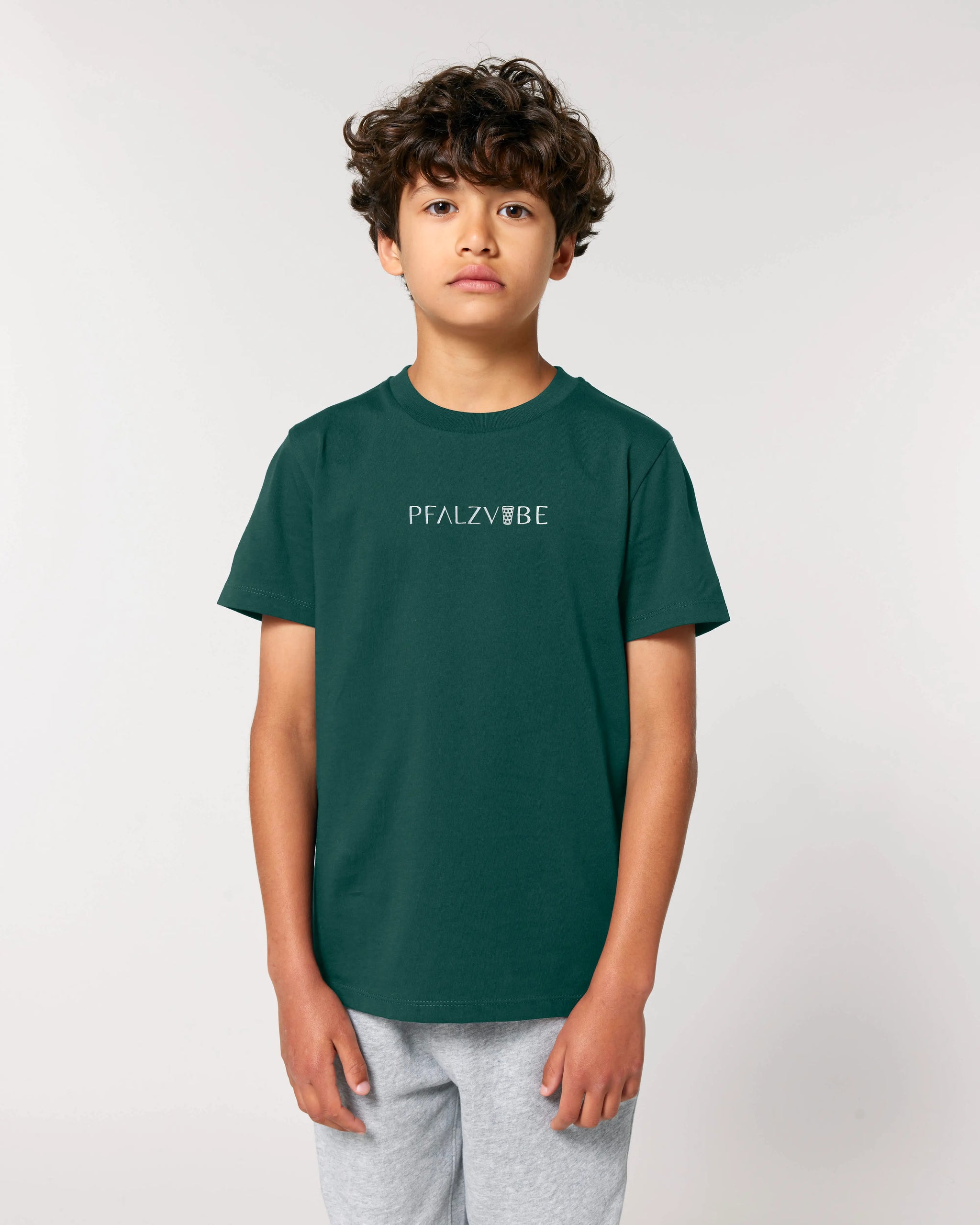 PFALZVIBE Premium Stick Kinder T-Shirt – Produktbild – Bio Pfaelzer Streetwear | PFALZVIBE