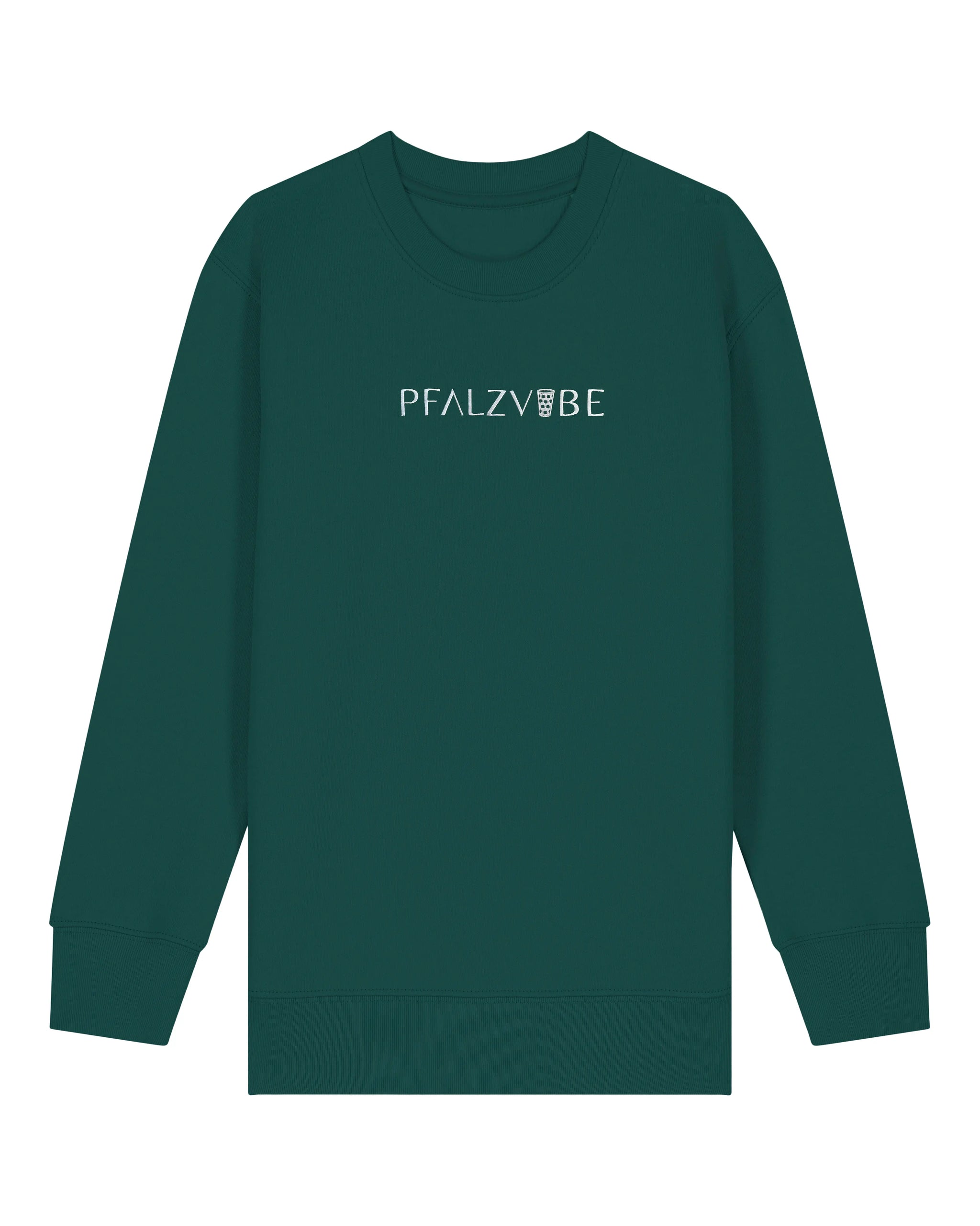 PFALZVIBE Premium Stick Kinder Pullover – Produktbild – Bio Pfaelzer Streetwear | PFALZVIBE