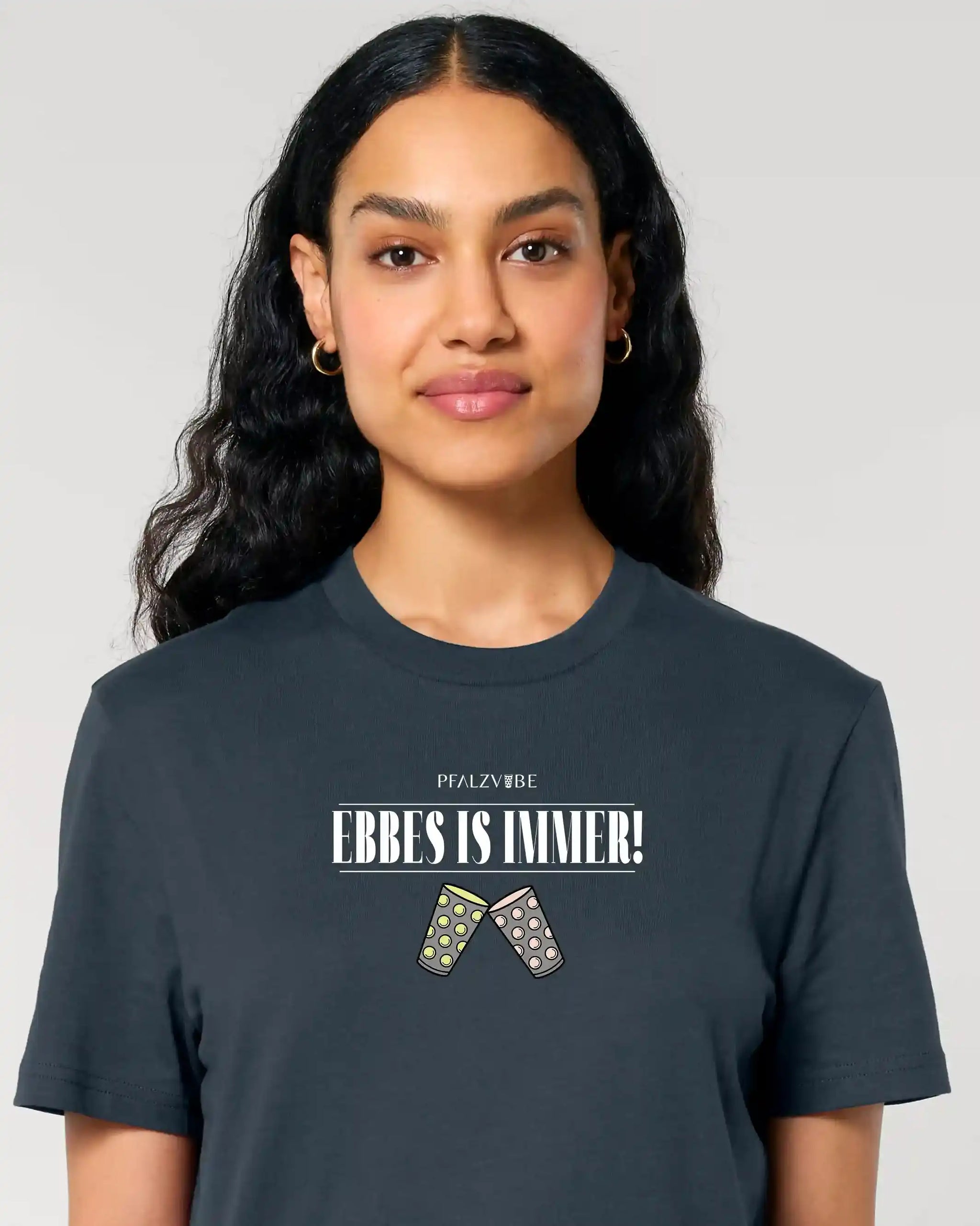 EBBES IS IMMER! T-Shirt – Produktbild – Bio Pfaelzer Streetwear | PFALZVIBE