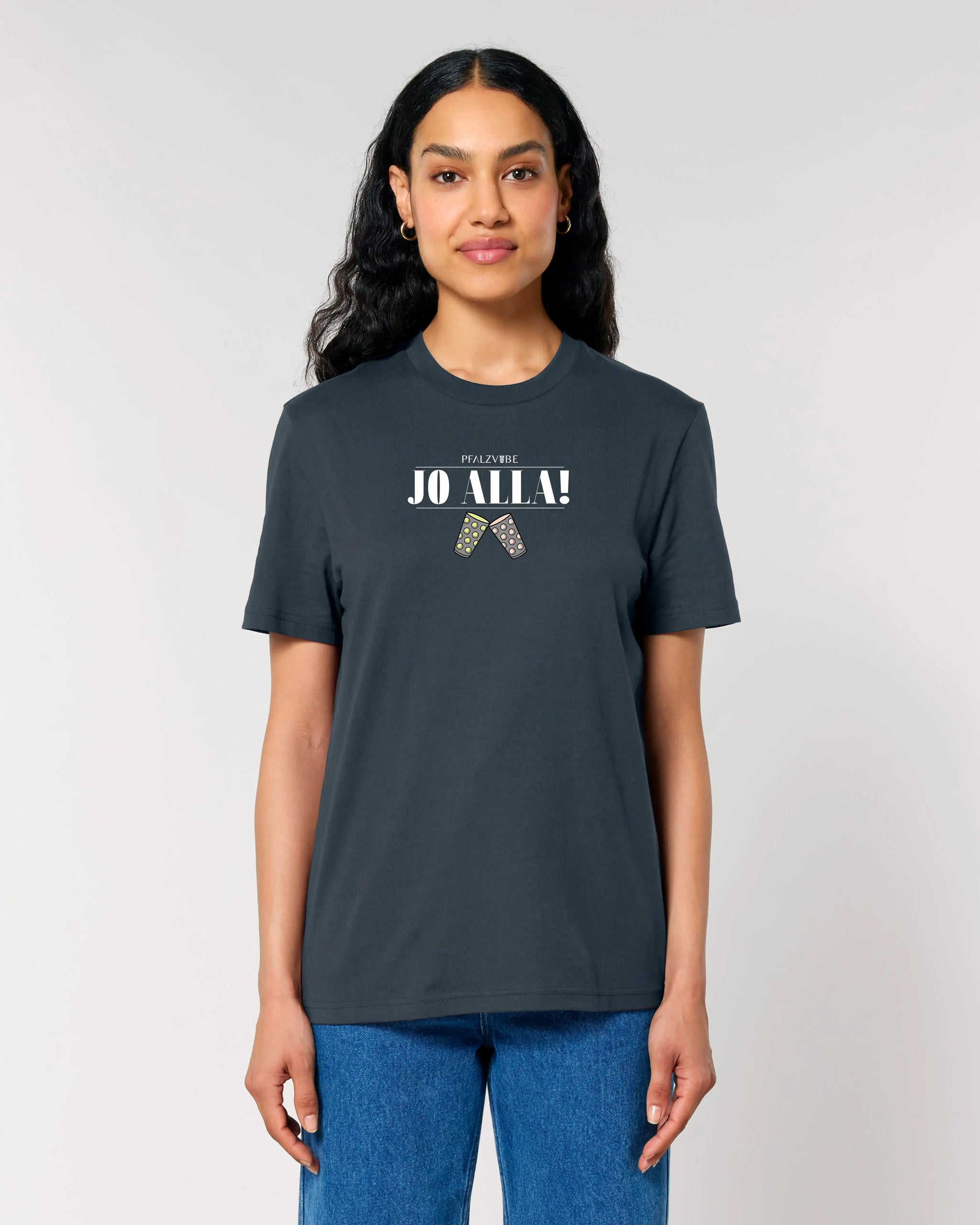 JO ALLA! T-Shirt – Seitenansicht – Bio Pfaelzer Streetwear | PFALZVIBE