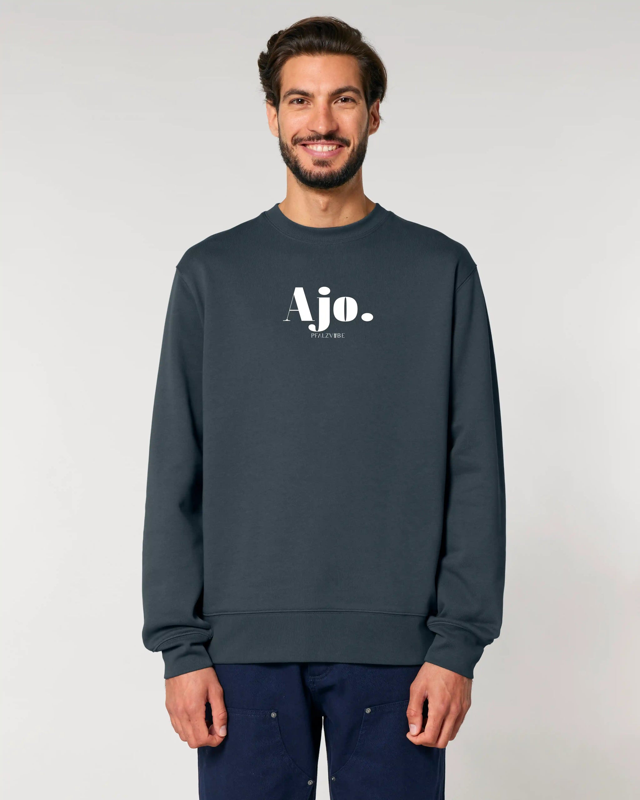 Ajo. Pullover – Detailansicht – Bio Pfaelzer Streetwear | PFALZVIBE