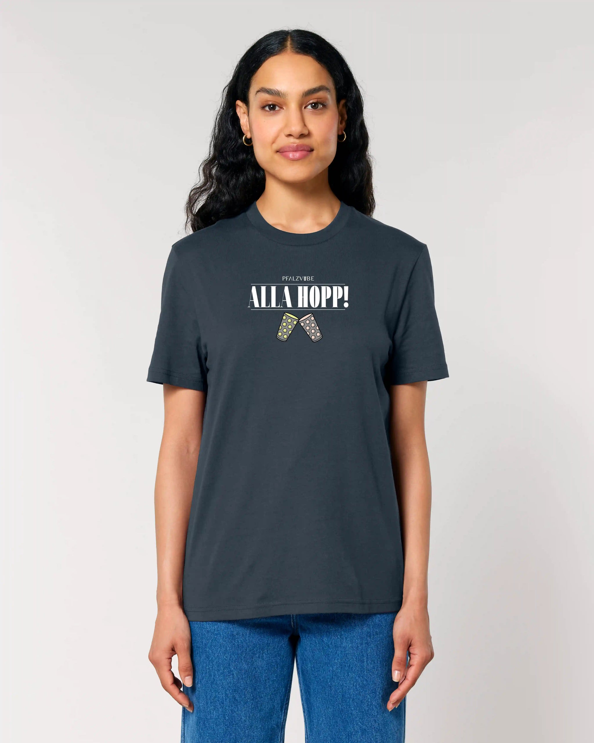 ALLA HOPP! T-Shirt – Produktbild – Bio Pfaelzer Streetwear | PFALZVIBE