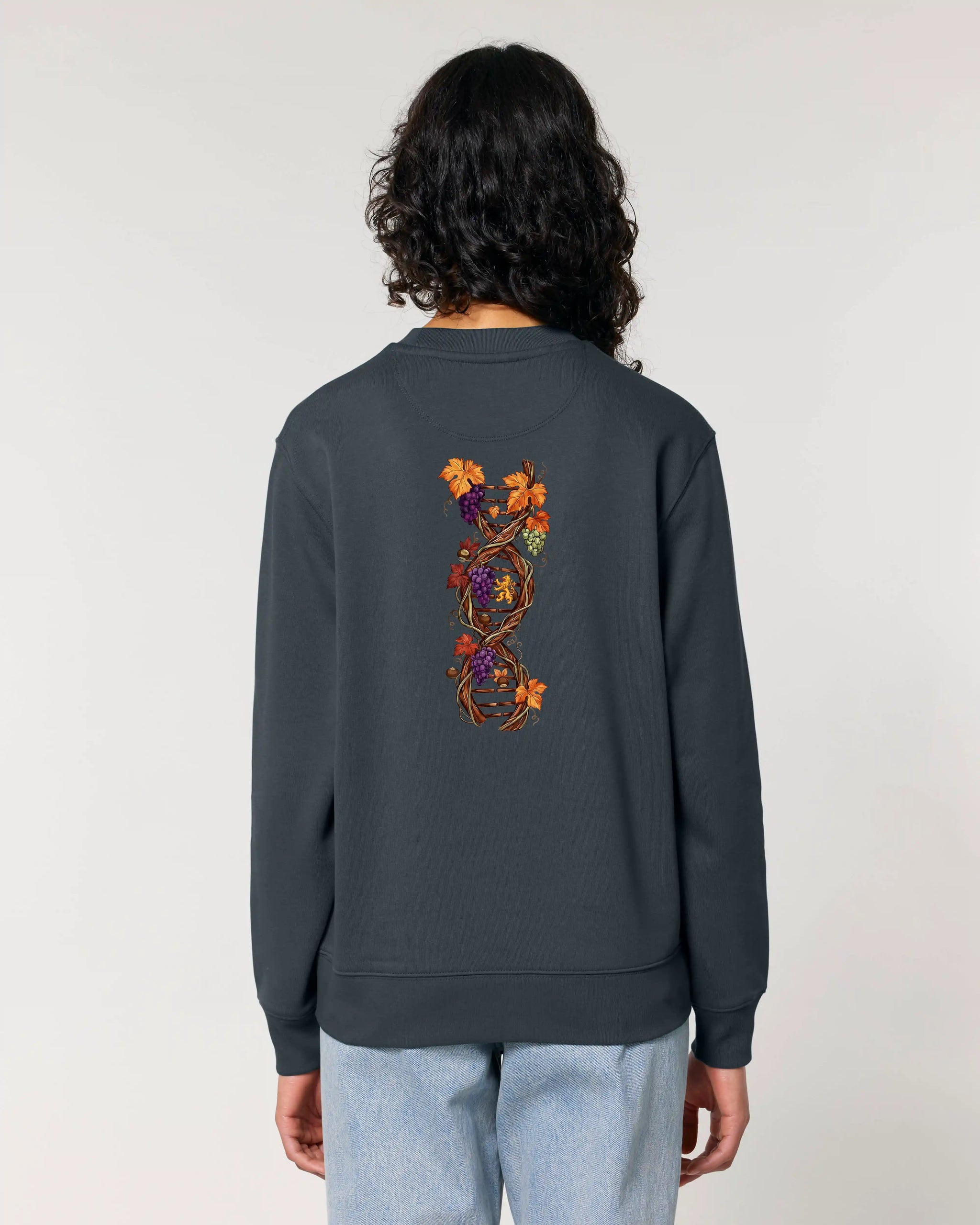 Pfalz DNA Pullover – Detailansicht – Bio Pfaelzer Streetwear | PFALZVIBE