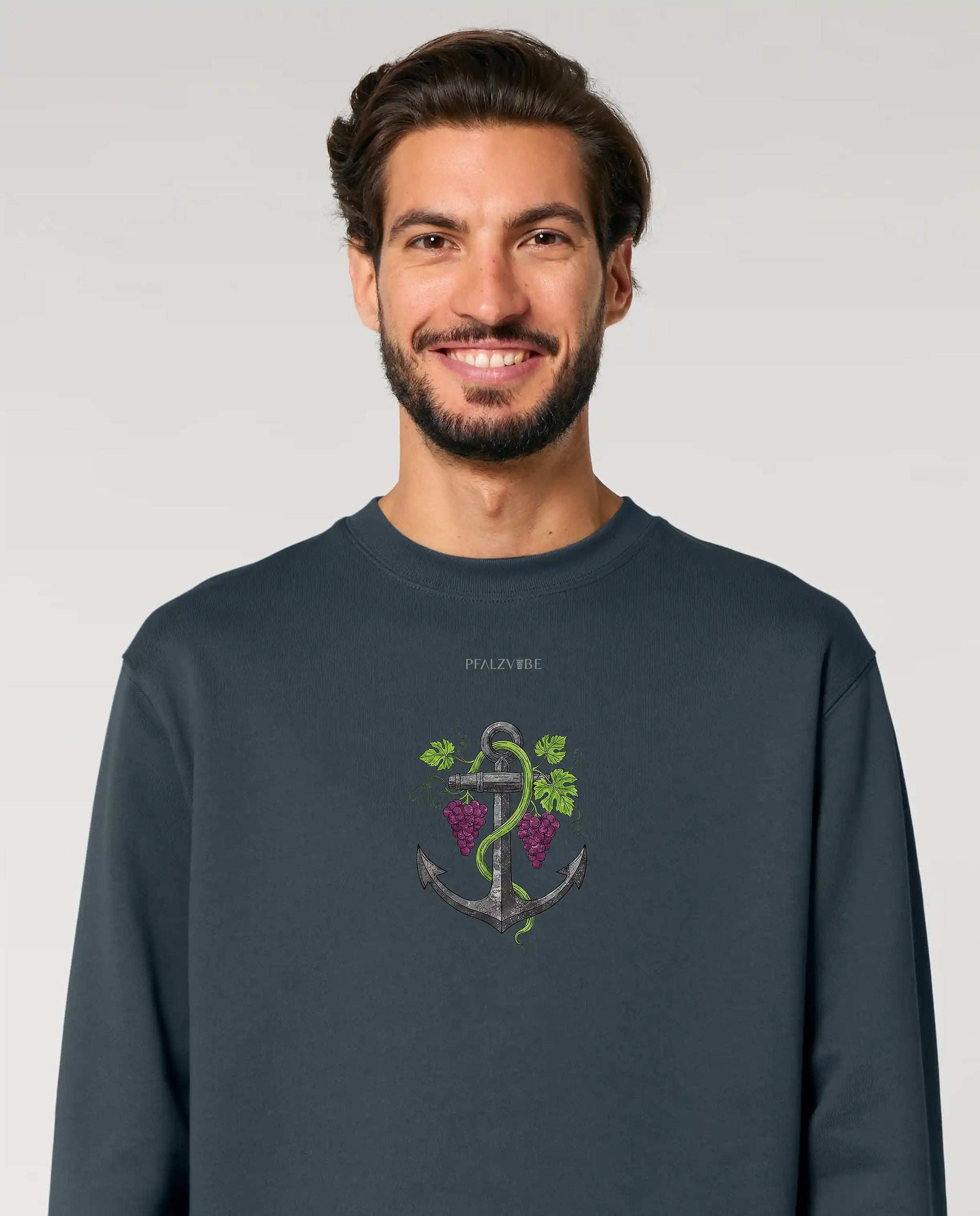 Pfalzanker Pullover – Rueckansicht – Bio Pfaelzer Streetwear | PFALZVIBE