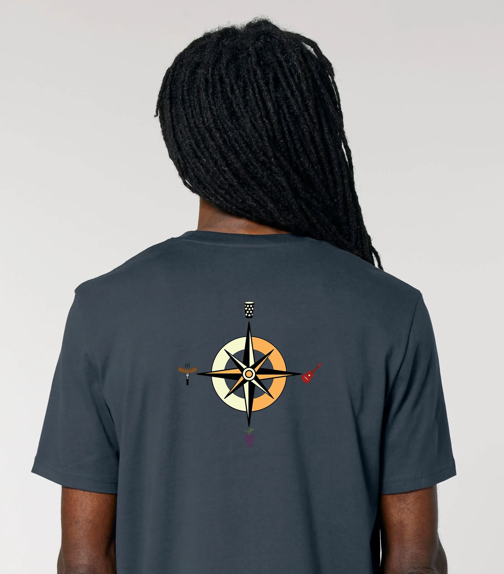 Pfalz-Kompass Classic T-Shirt – Produktbild – Bio Pfaelzer Streetwear | PFALZVIBE