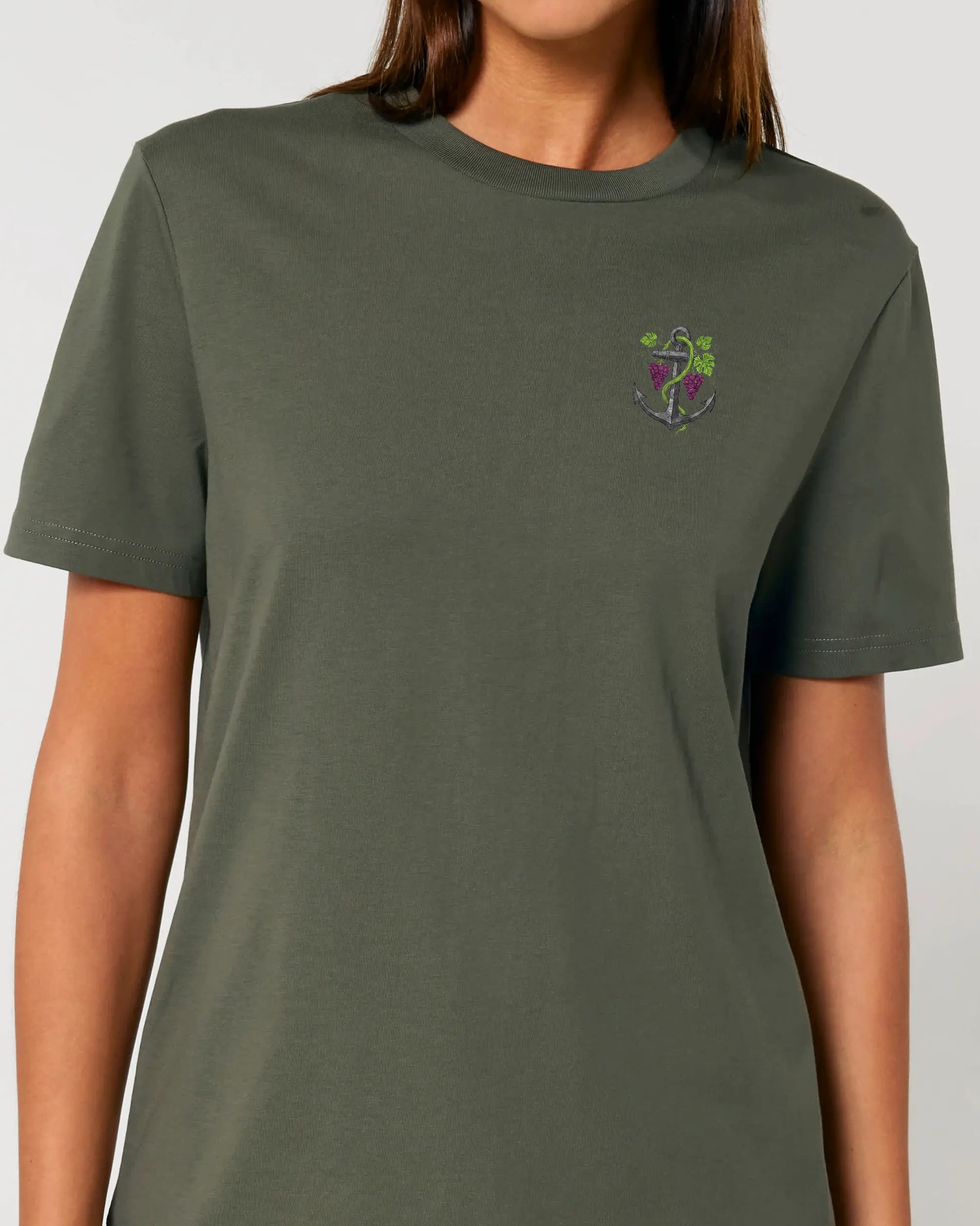 Pfalzanker T-Shirt - Brustprint klein – Produktbild – Bio Pfaelzer Streetwear | PFALZVIBE