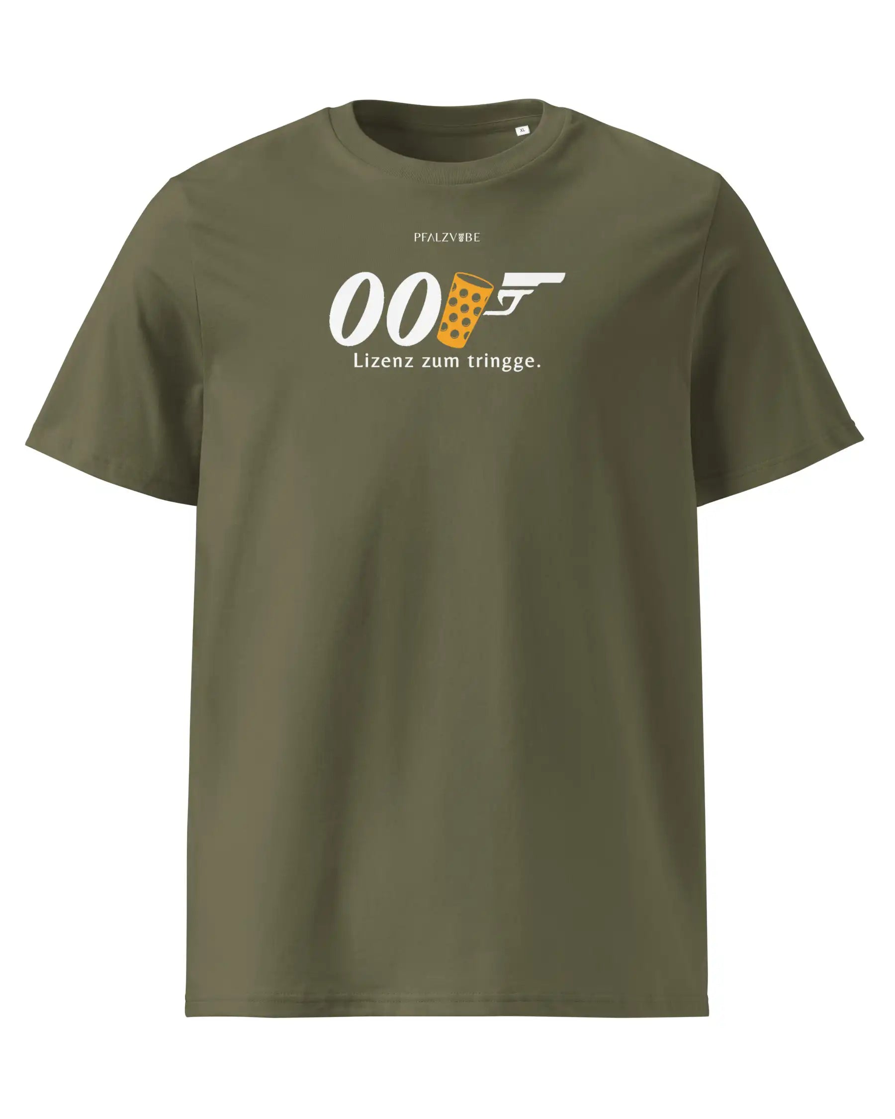 00Schorle T-Shirt - Lizenz zum tringge. – Produktbild – Bio Pfaelzer Streetwear | PFALZVIBE
