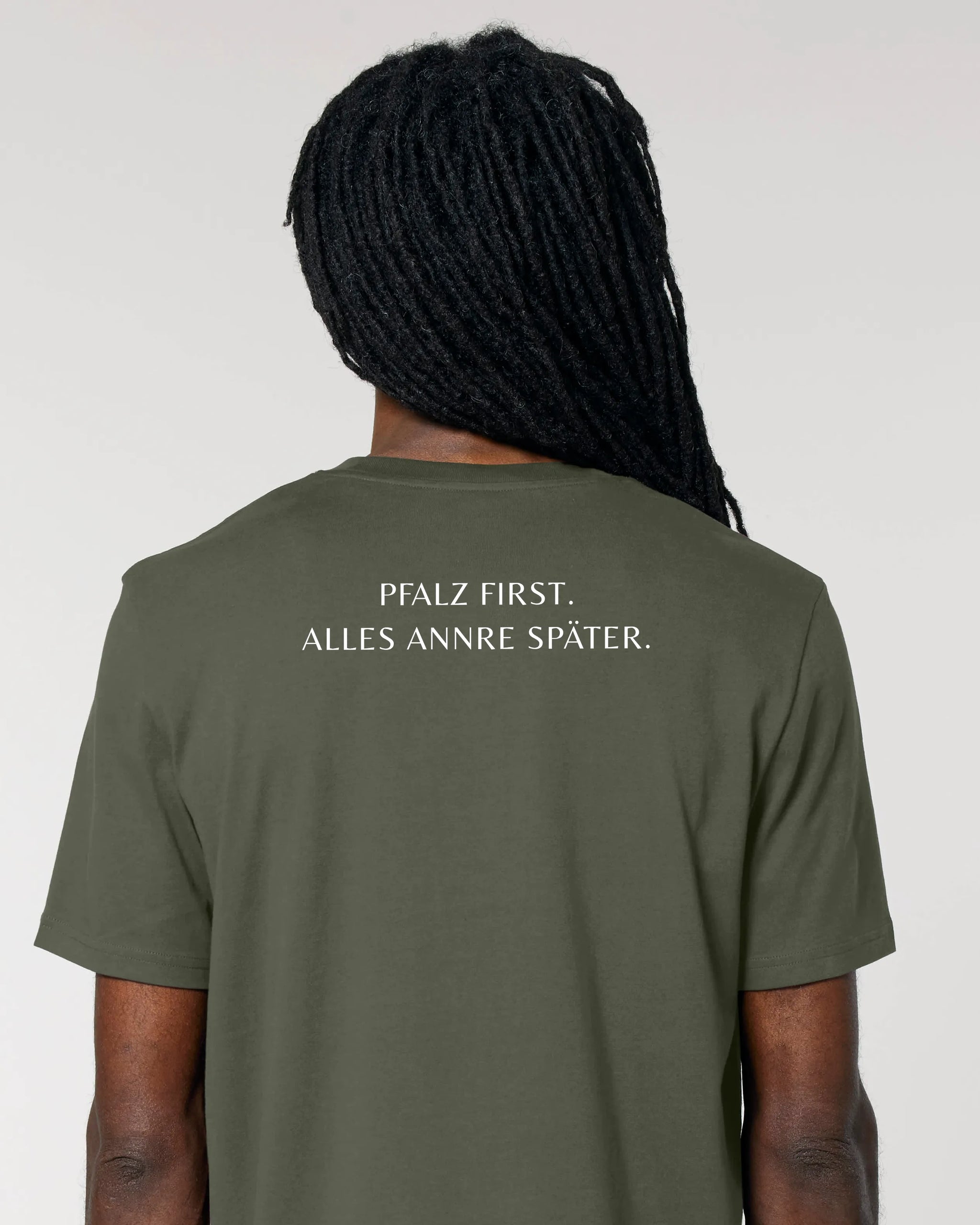 WOIWÄRTS Pfalz First T-Shirt – Produktbild – Bio Pfaelzer Streetwear | PFALZVIBE