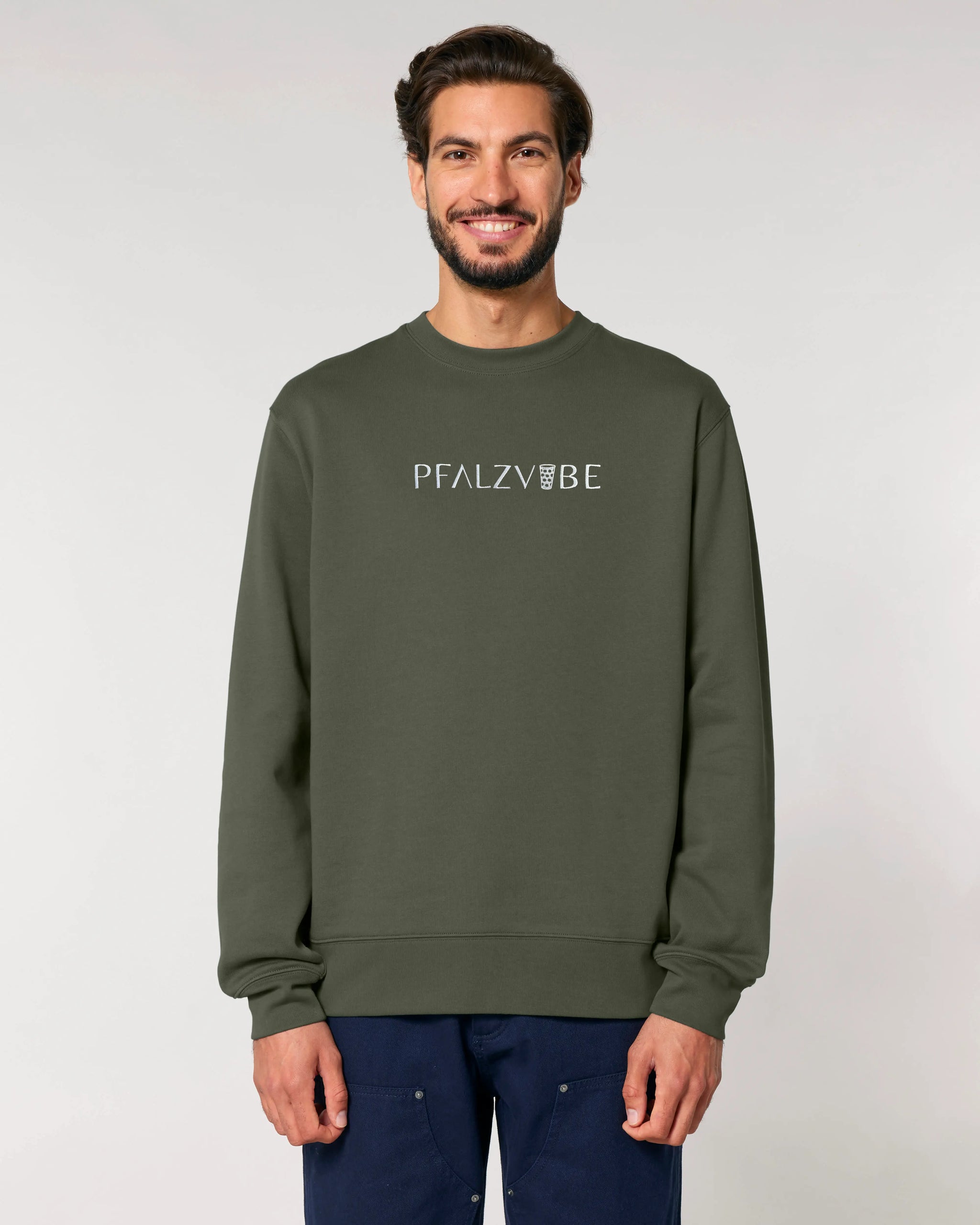 PFALZVIBE Premium Stick Pullover – Weiteres Bild – Bio Pfaelzer Streetwear | PFALZVIBE