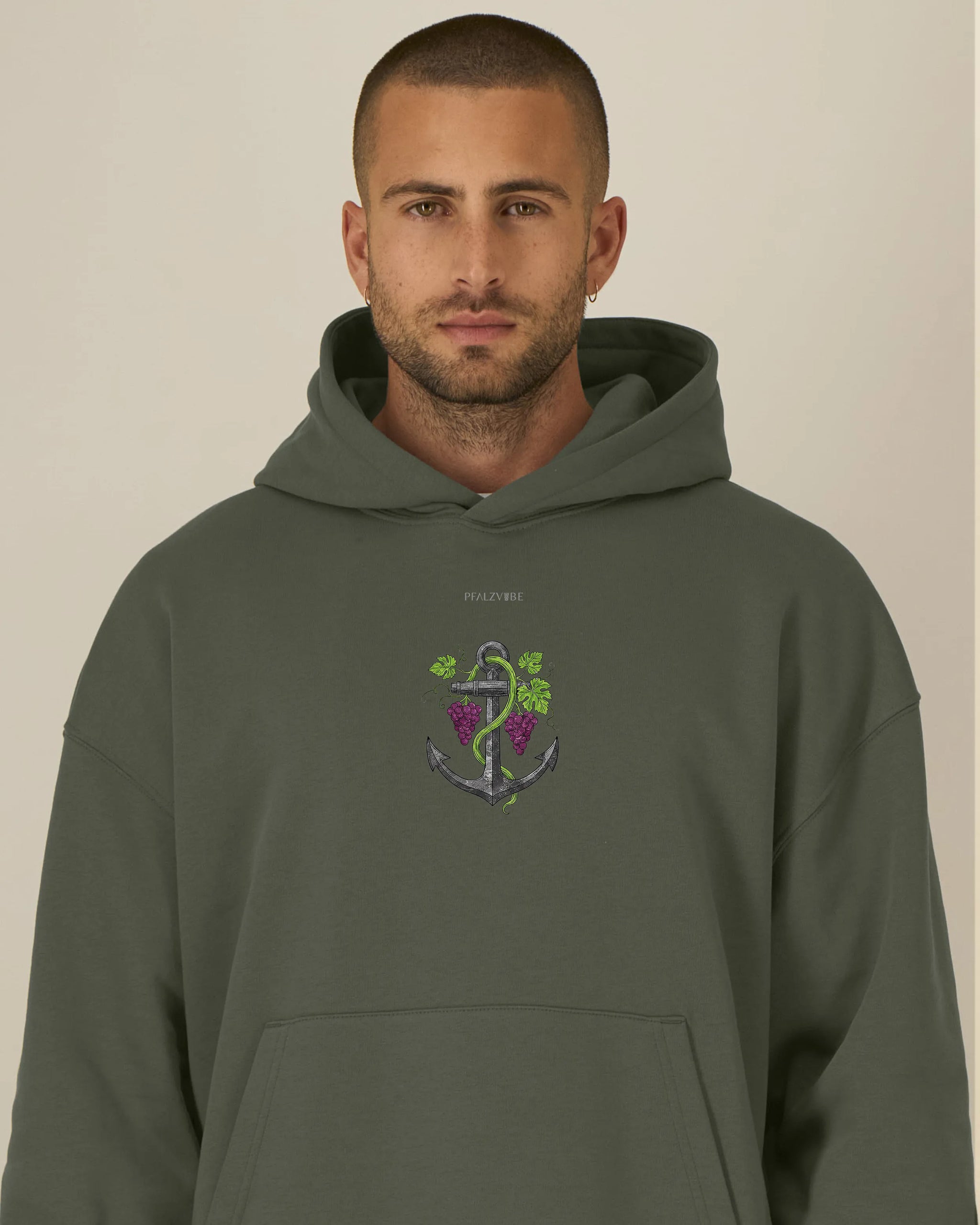 Pfalzanker Hoodie – Produktbild – Bio Pfaelzer Streetwear | PFALZVIBE