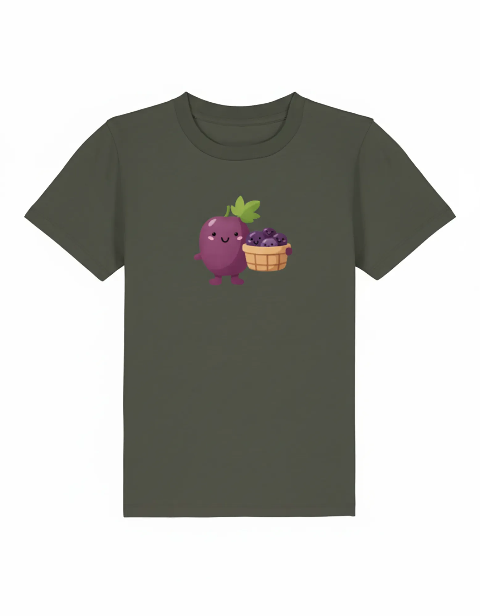Happy Traube Kinder T-Shirt – Produktbild – Bio Pfaelzer Streetwear | PFALZVIBE