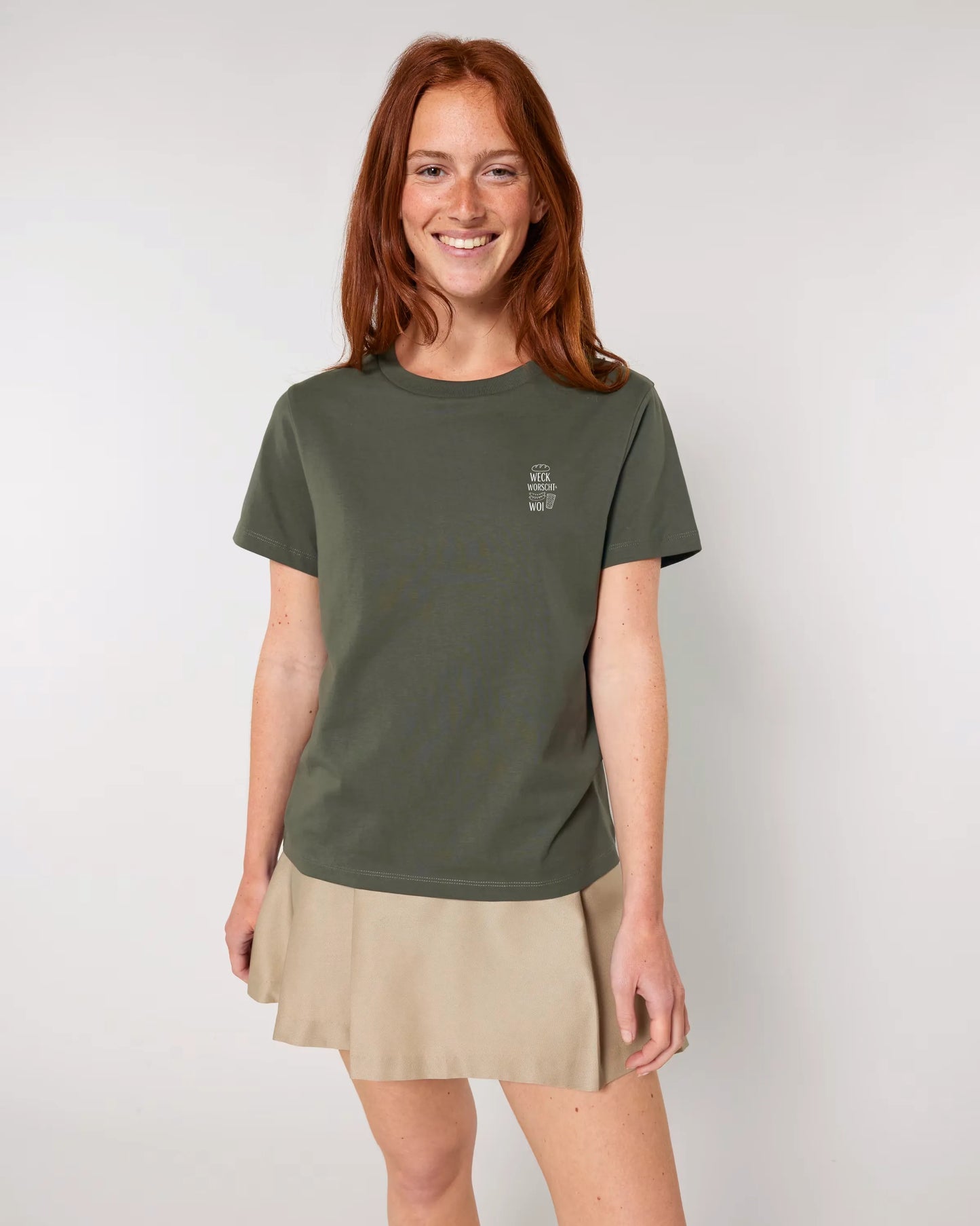 Weck Worscht & Woi - Brustprint (Damenshirt)