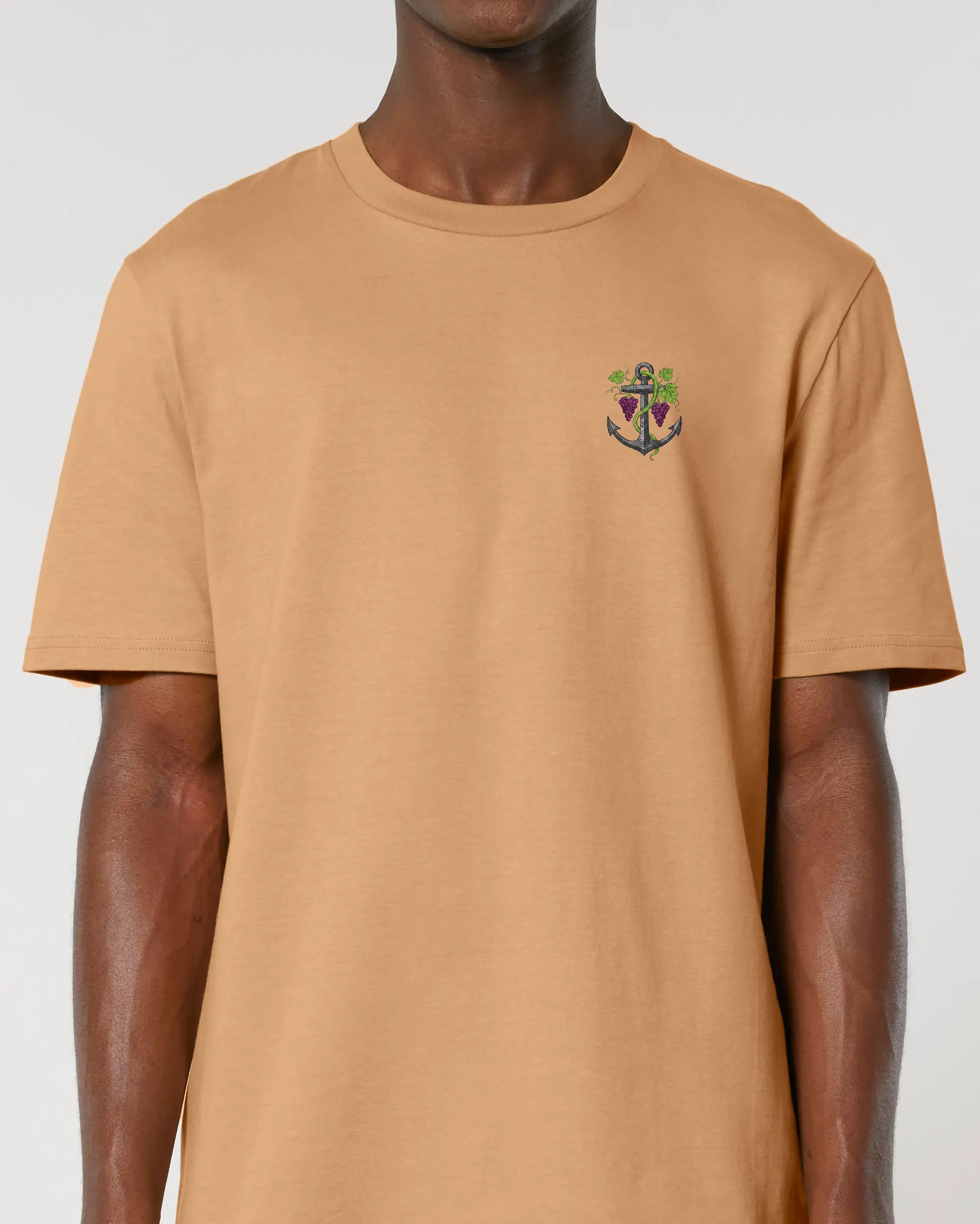 Pfalzanker T-Shirt - Brustprint klein – Produktbild – Bio Pfaelzer Streetwear | PFALZVIBE