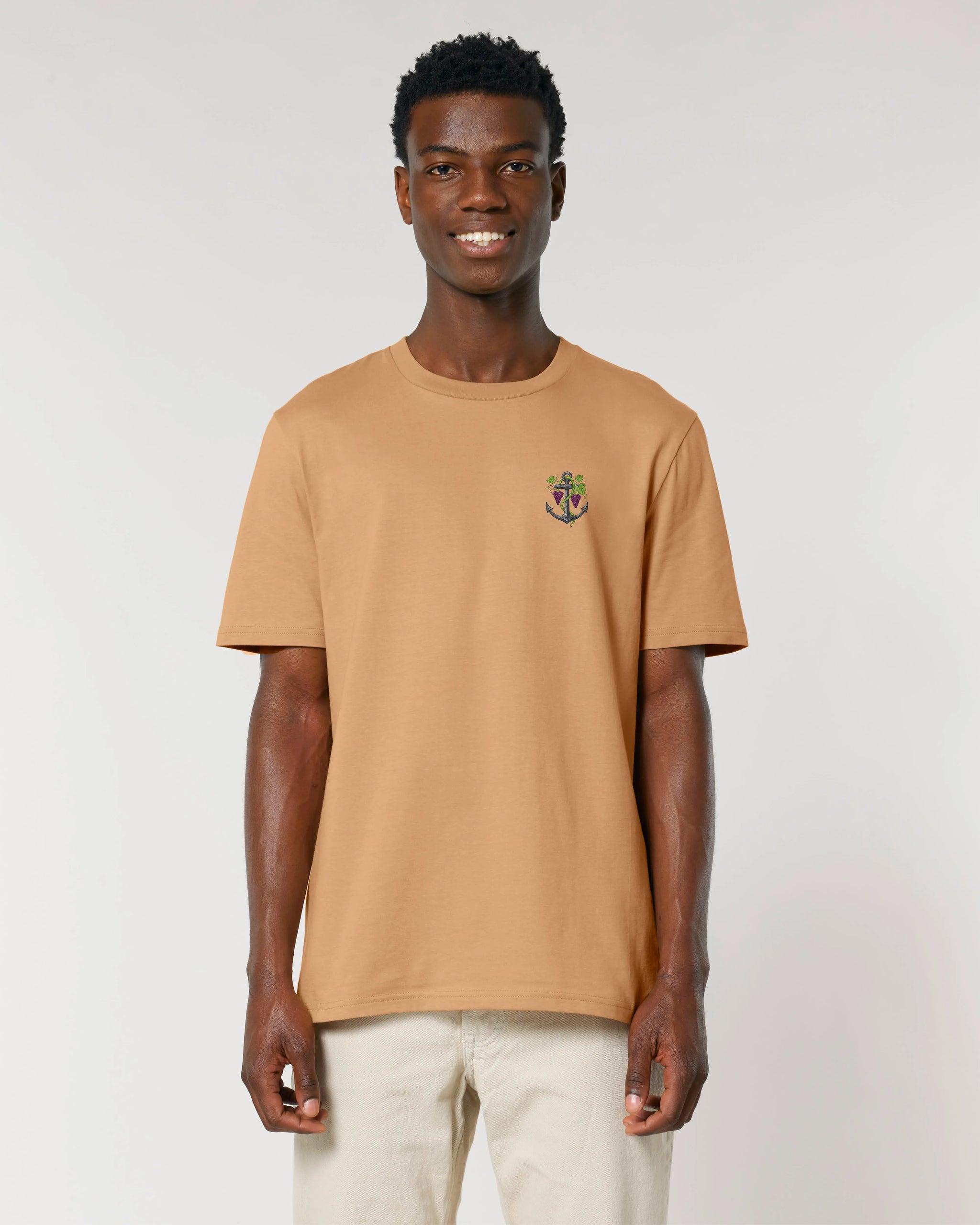 Pfalzanker T-Shirt - Brustprint klein – Produktbild – Bio Pfaelzer Streetwear | PFALZVIBE