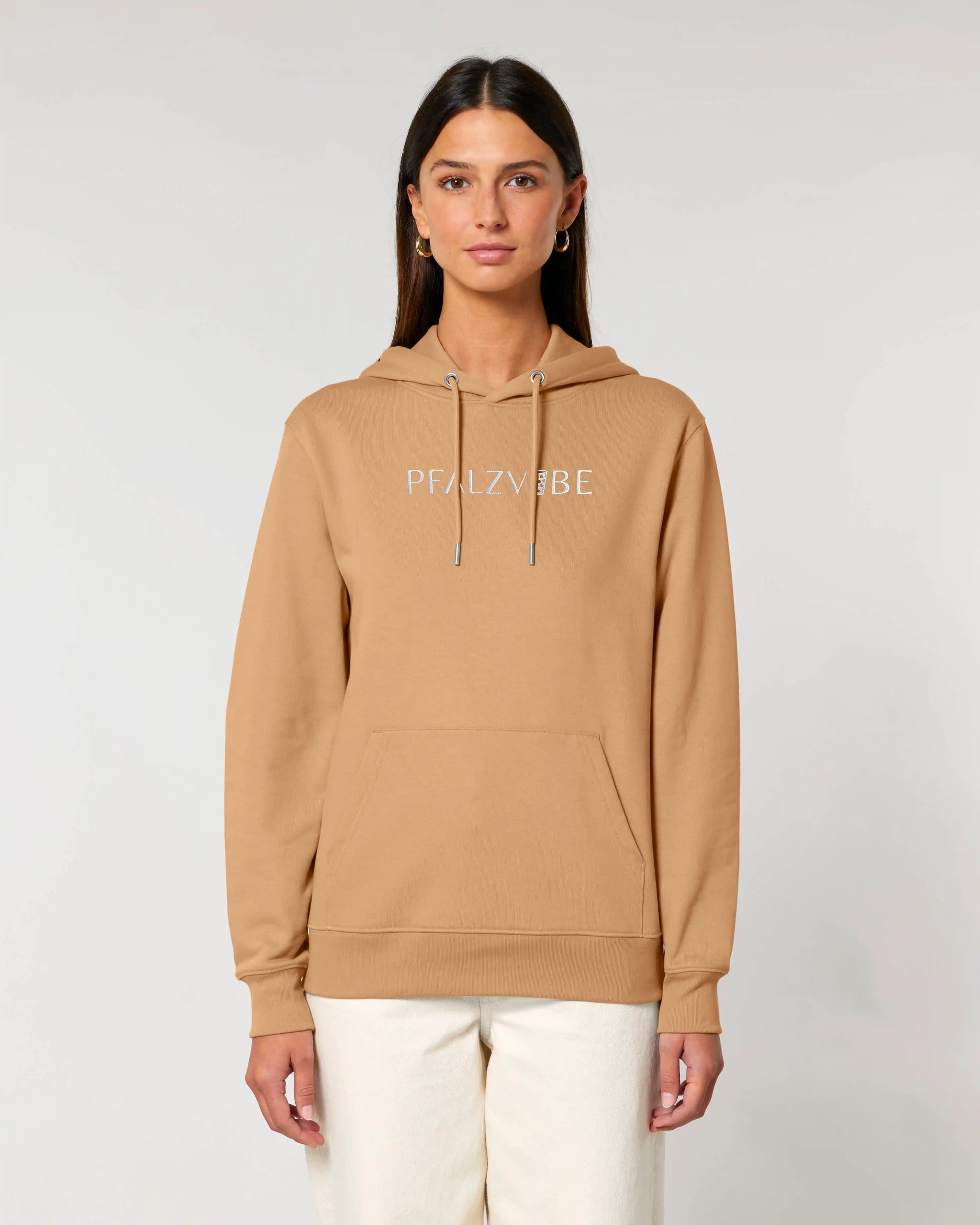 PFALZVIBE Premium Stick Hoodie – Produktbild – Bio Pfaelzer Streetwear | PFALZVIBE