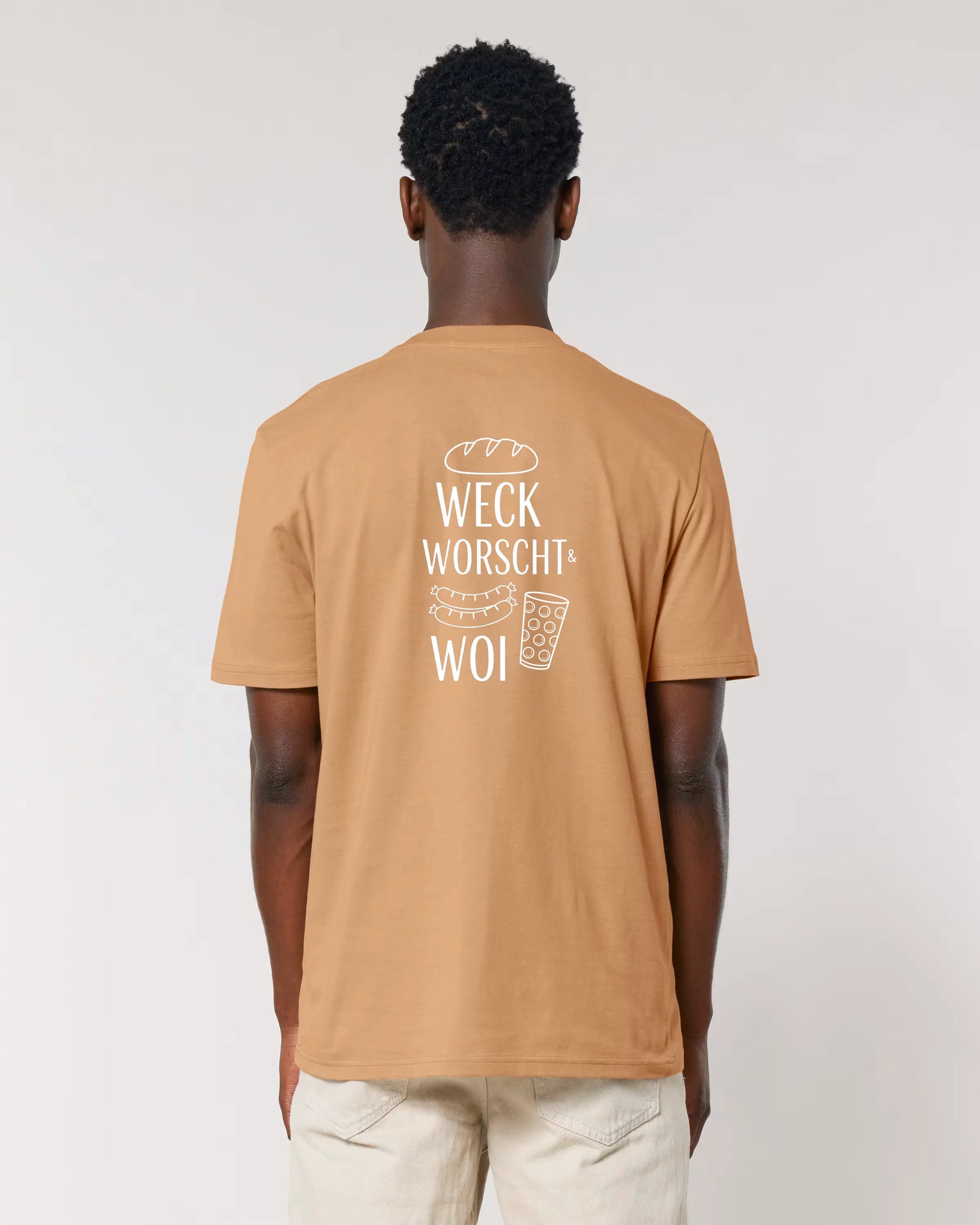 Weck Worscht & Woi Rückenprint T-Shirt Unisex