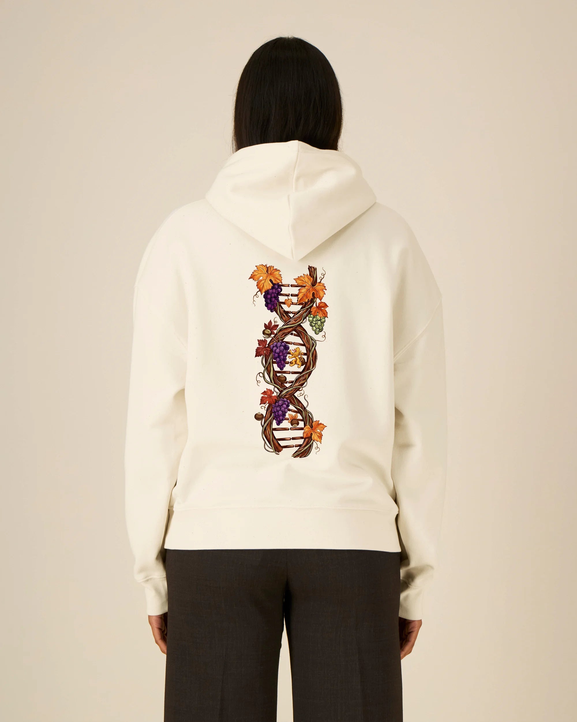 Pfalz DNA Hoodie – Detailansicht – Bio Pfaelzer Streetwear | PFALZVIBE