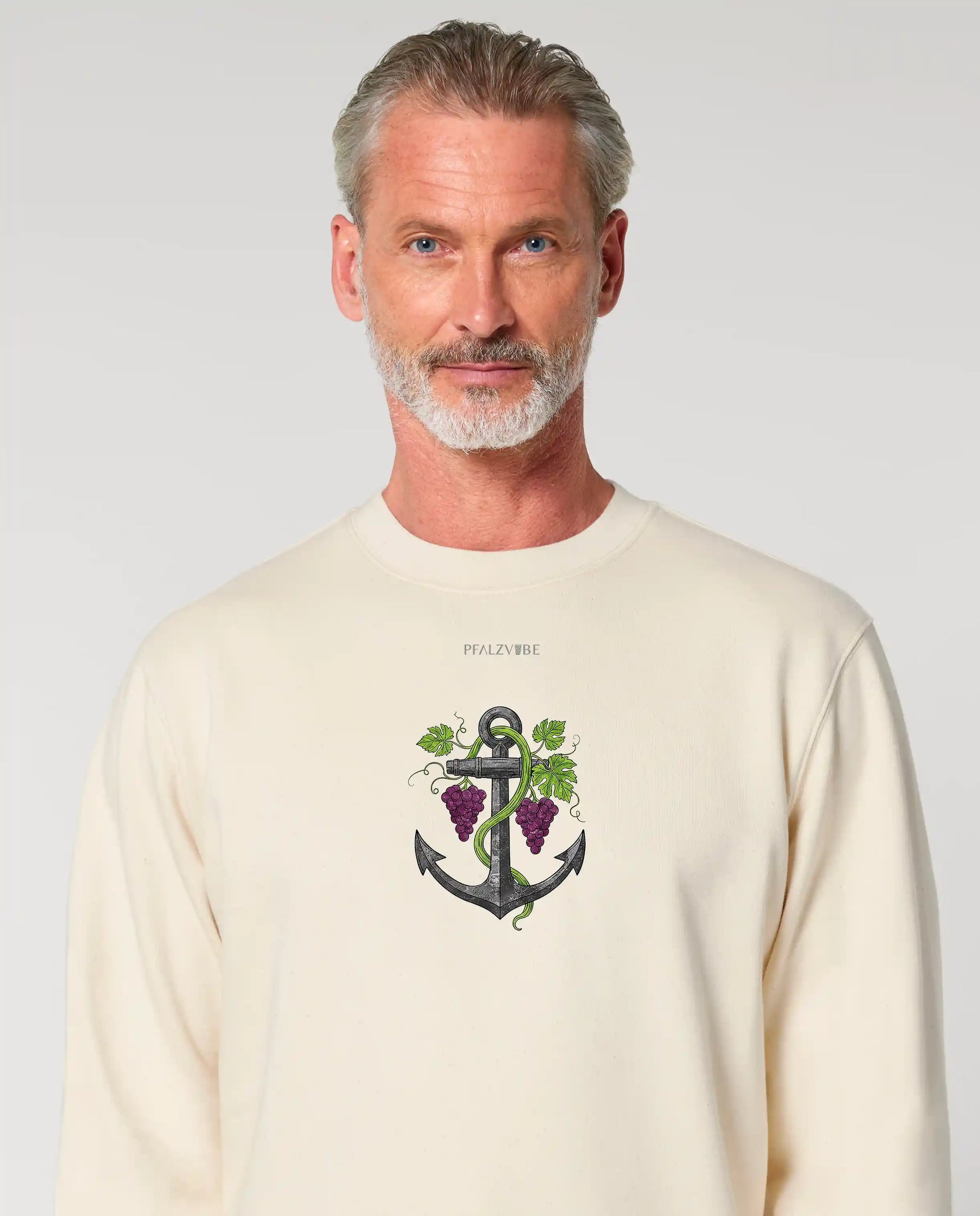 Pfalzanker Pullover – Detailansicht – Bio Pfaelzer Streetwear | PFALZVIBE