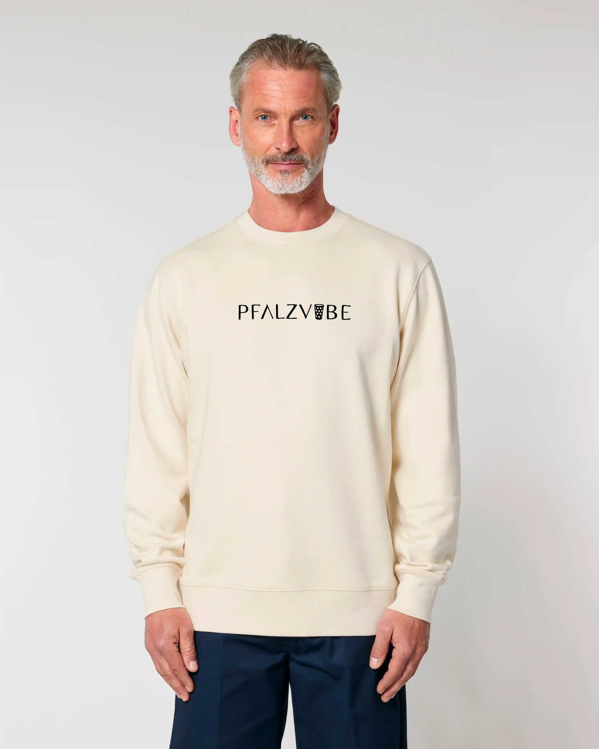 PFALZVIBE Premium Stick Pullover – Produktbild – Bio Pfaelzer Streetwear | PFALZVIBE