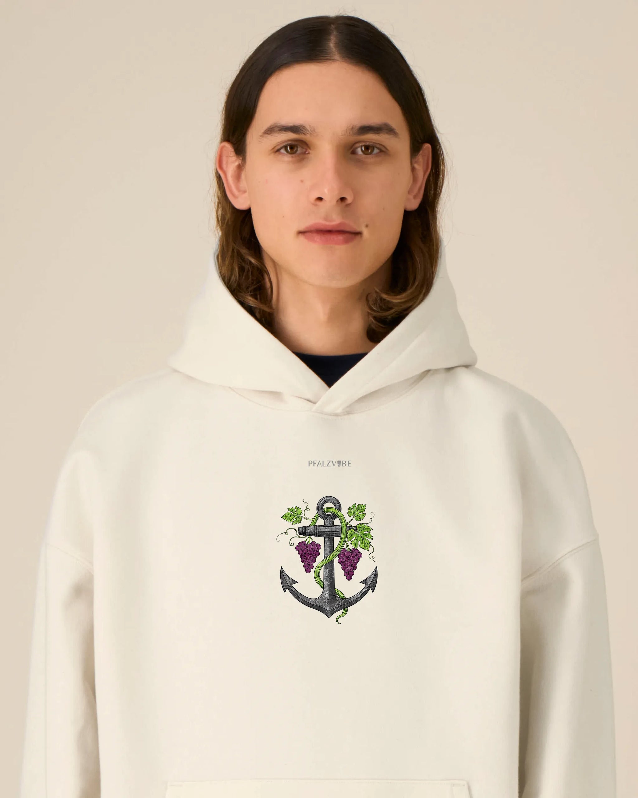 Pfalzanker Hoodie – Rueckansicht – Bio Pfaelzer Streetwear | PFALZVIBE