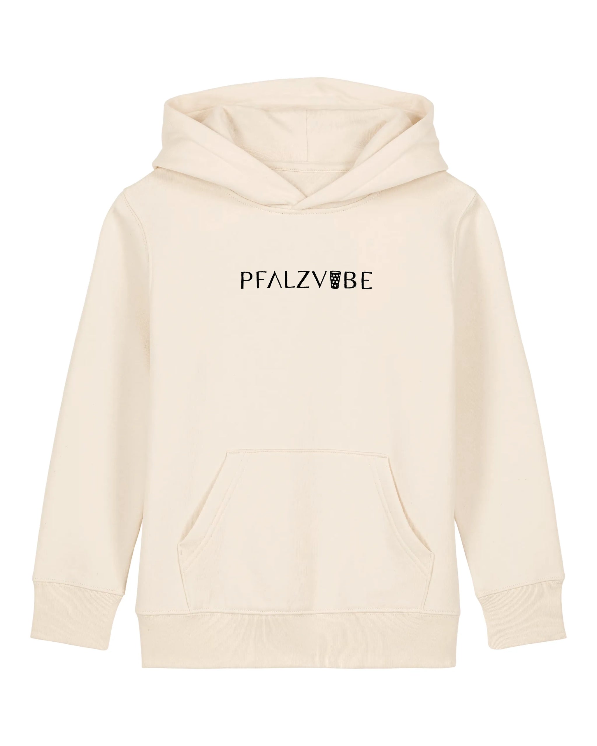 PFALZVIBE Premium Stick Kinder Hoodie – Produktbild – Bio Pfaelzer Streetwear | PFALZVIBE