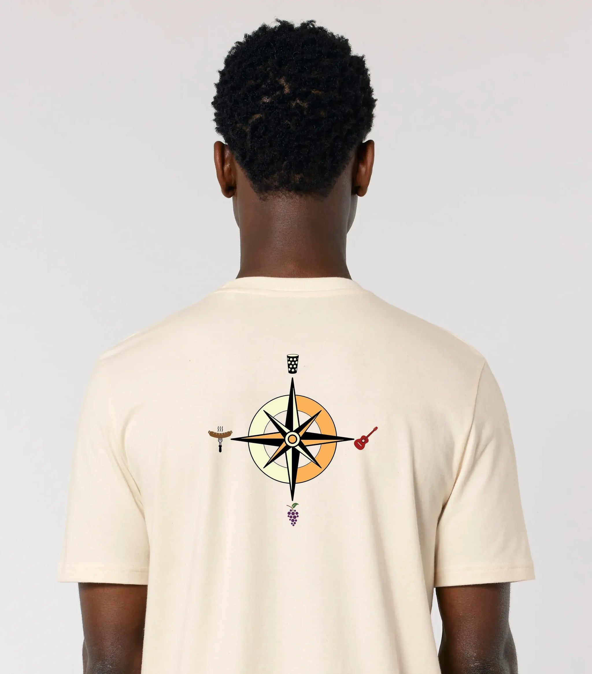 Pfalz-Kompass Classic T-Shirt – Produktbild – Bio Pfaelzer Streetwear | PFALZVIBE