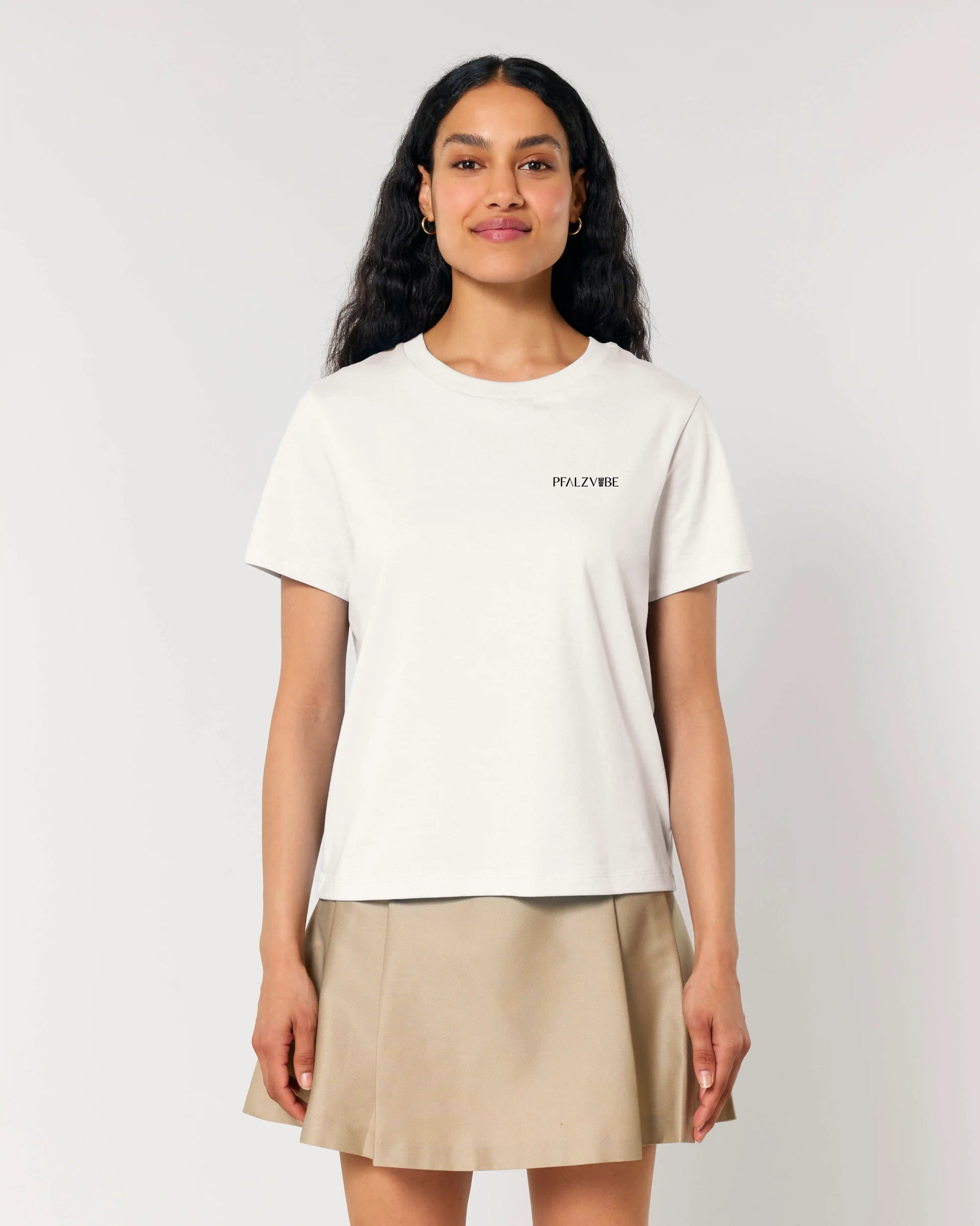 Pfälzer Stolz Damenshirt – Seitenansicht – Bio Pfaelzer Streetwear | PFALZVIBE