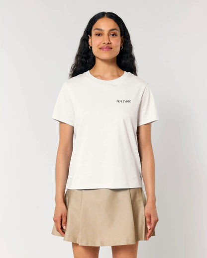 Pfälzer Stolz Damenshirt – Seitenansicht – Bio Pfaelzer Streetwear | PFALZVIBE