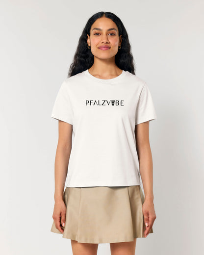 PFALZVIBE Logo-Stick Damenshirt – Rueckansicht – Bio Pfaelzer Streetwear | PFALZVIBE